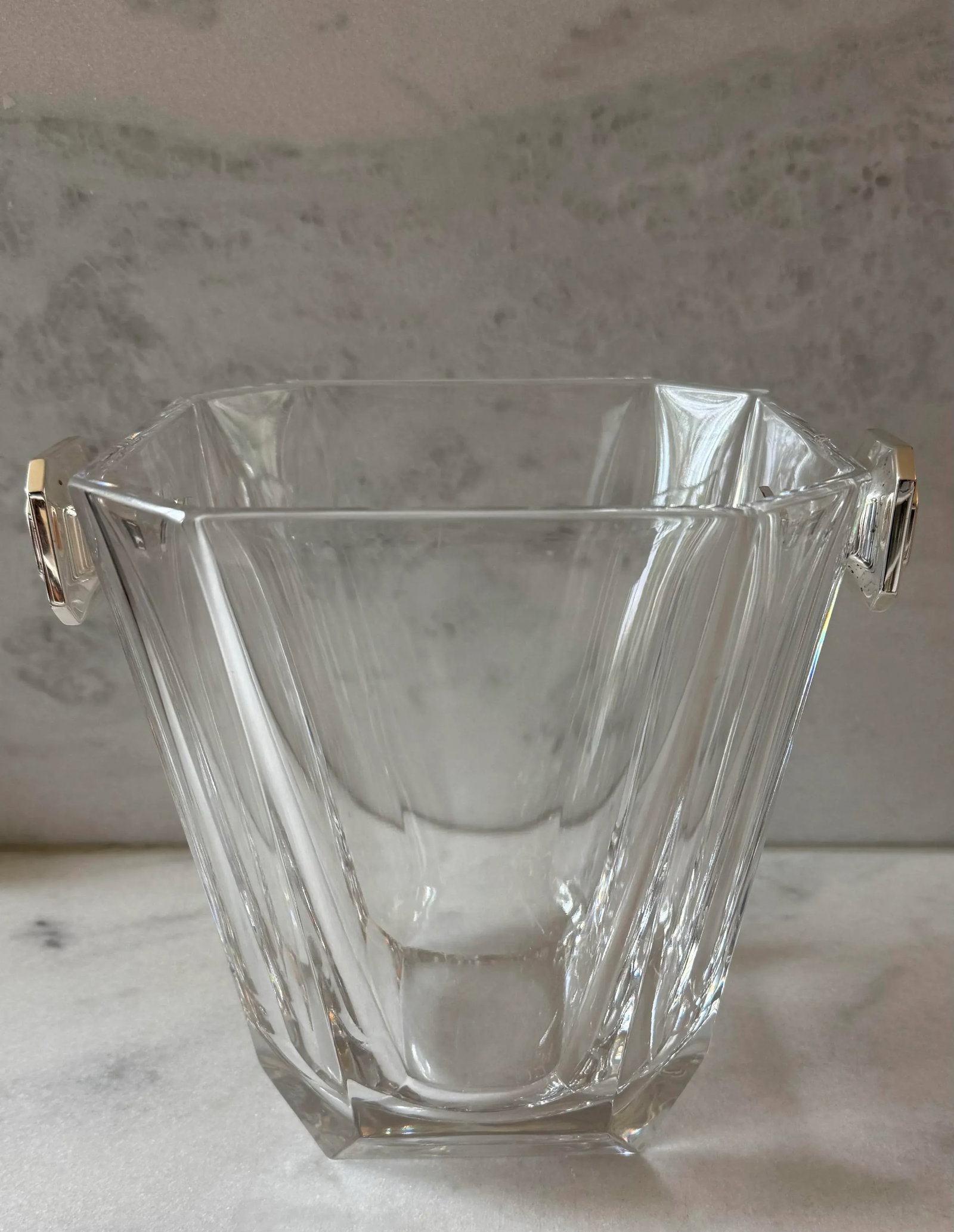 Vintage Colle Crisallerie Crystal Champagne Bucket Made in Italy - 3
