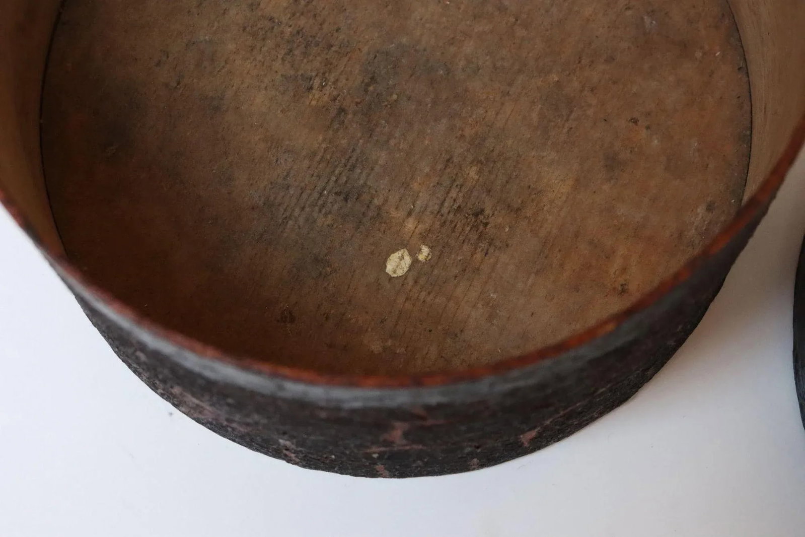 19th Century New England Bentwood Green Pantry Box With Crackled Texture - 15