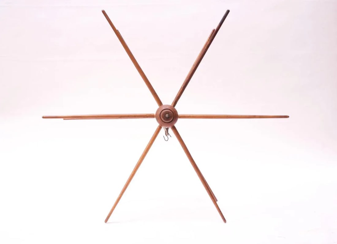 Vintage Primitive Yarn Winder / Yarn Swift - 3