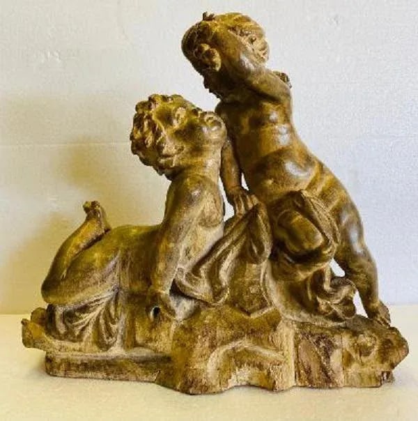 French Wood Carving of Putti - 10
