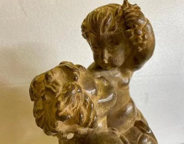 French Wood Carving of Putti - 5