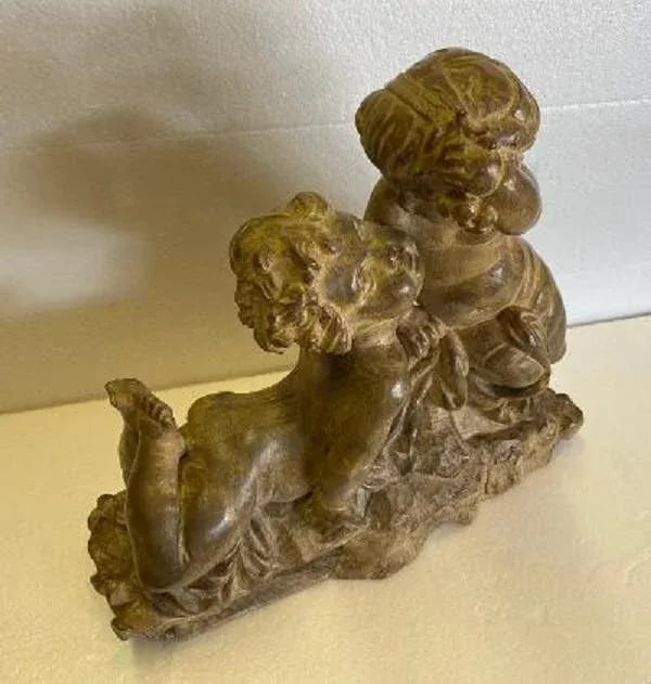 French Wood Carving of Putti - 8