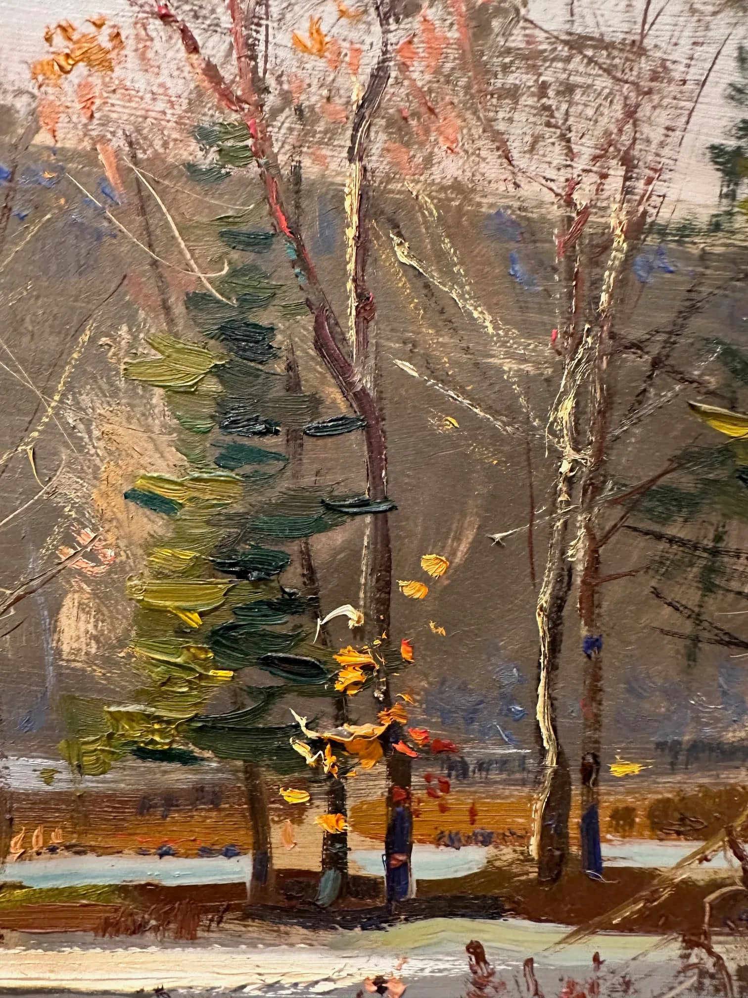 Large Snow Scene by Wayne Morrell - 4