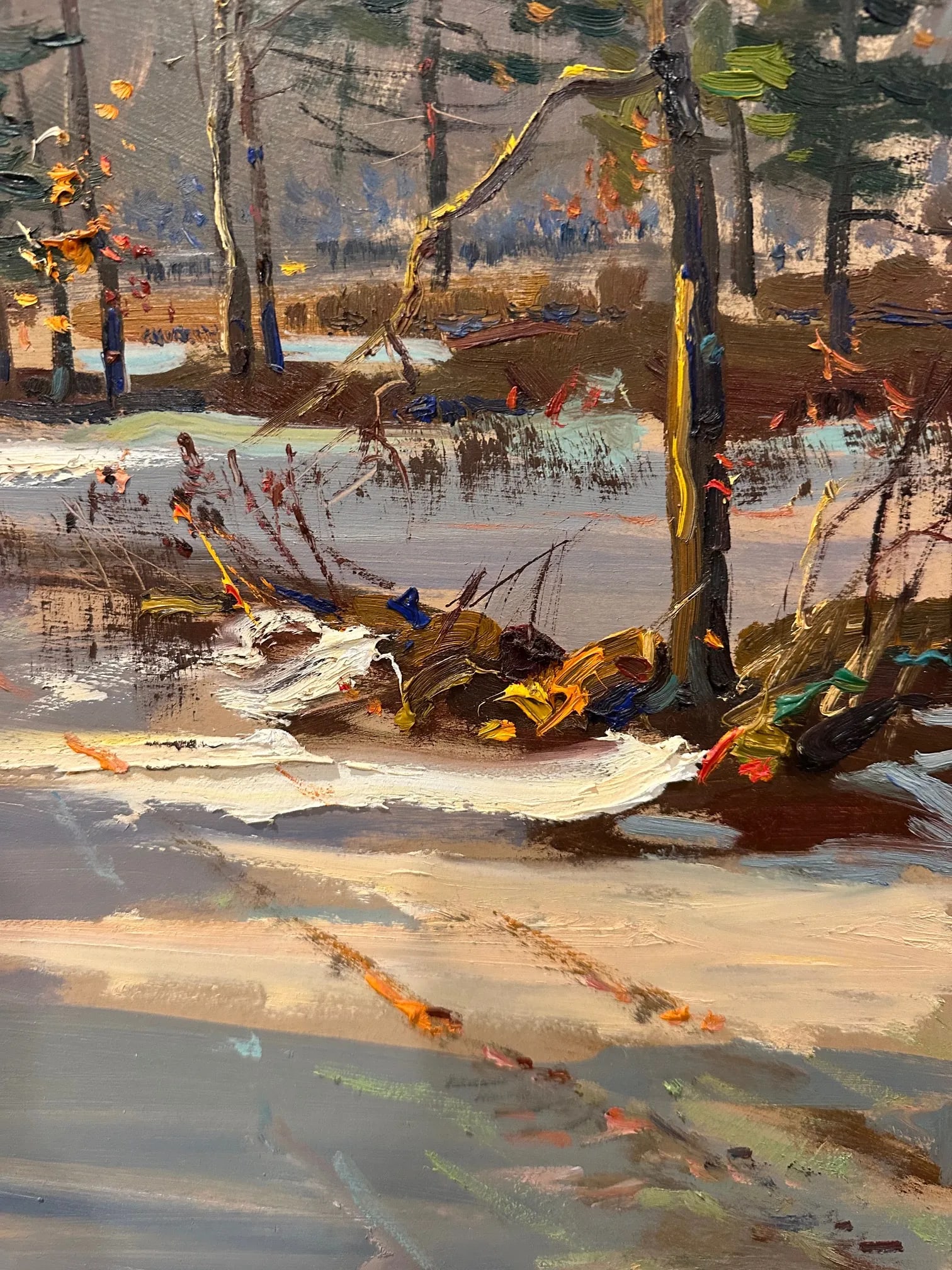 Large Snow Scene by Wayne Morrell - 6