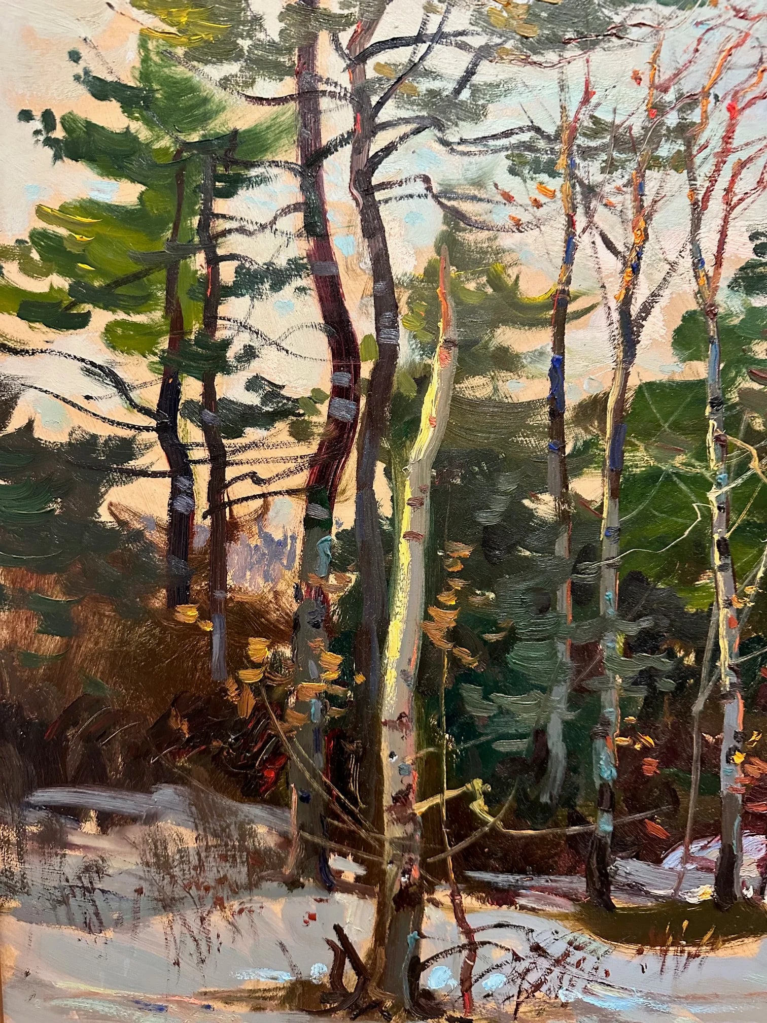 Large Snow Scene by Wayne Morrell - 9