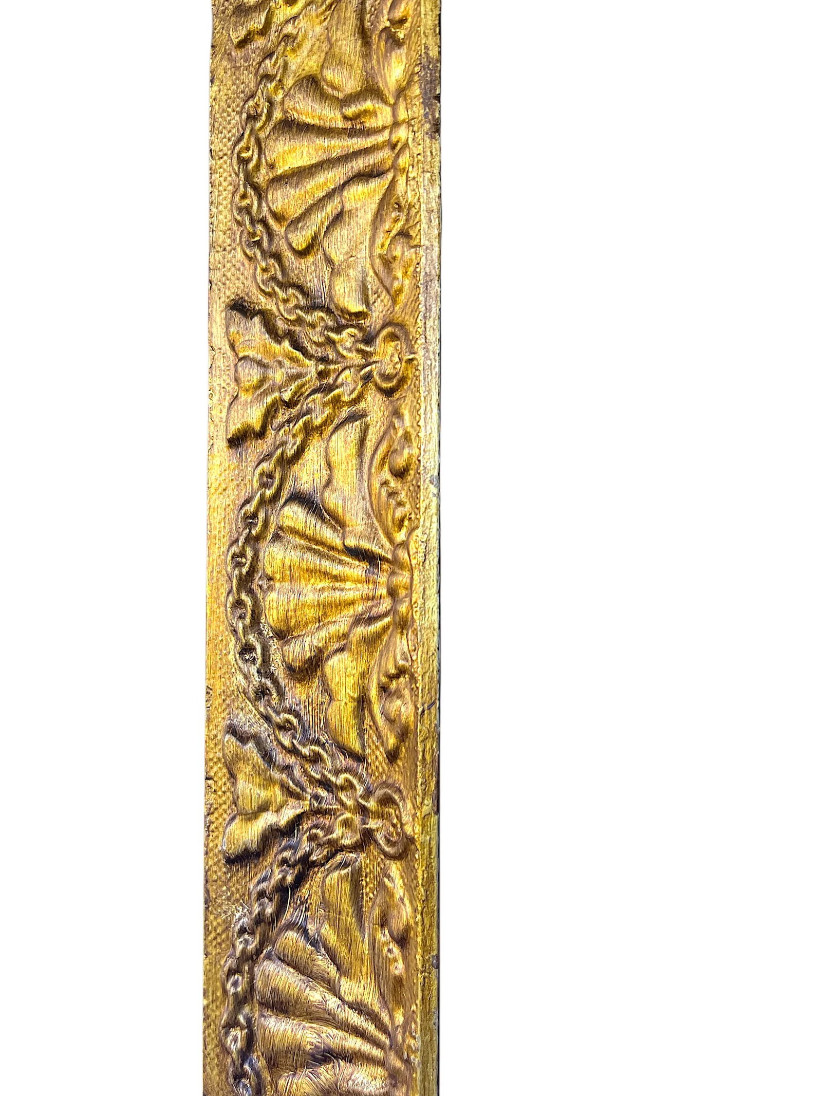 Antique Louis XVI Giltwood Frame With Shell & Garland Detailing, 19th Century - 6