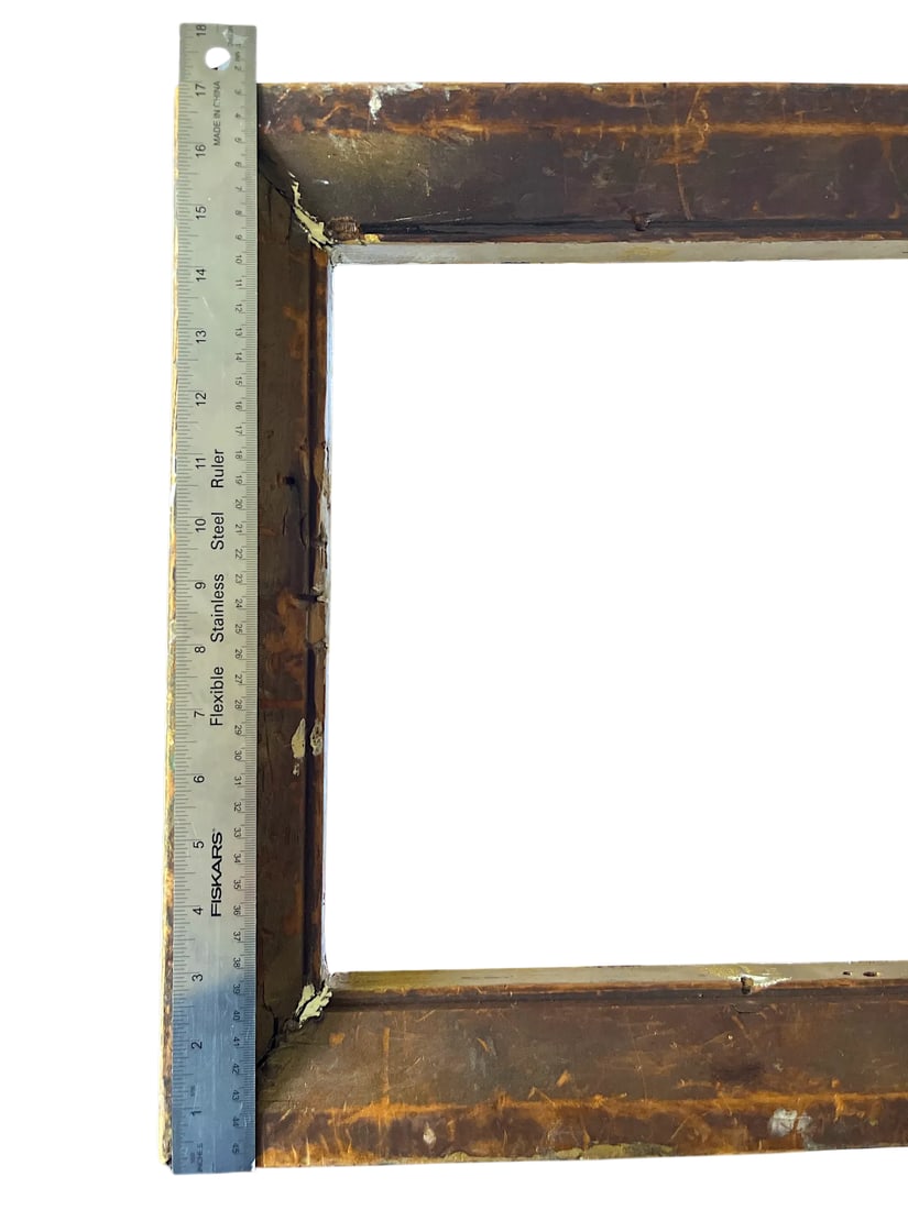 Antique Louis XVI Giltwood Frame With Shell & Garland Detailing, 19th Century - 8
