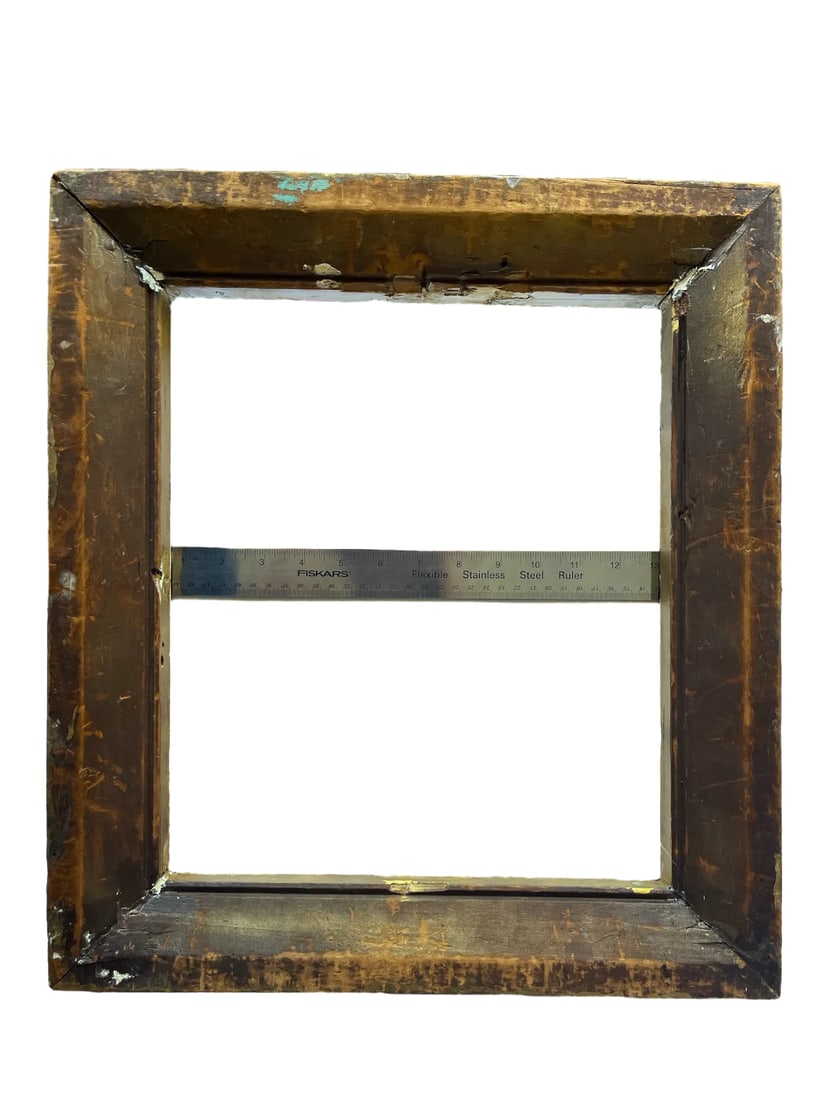 Antique Louis XVI Giltwood Frame With Shell & Garland Detailing, 19th Century - 9