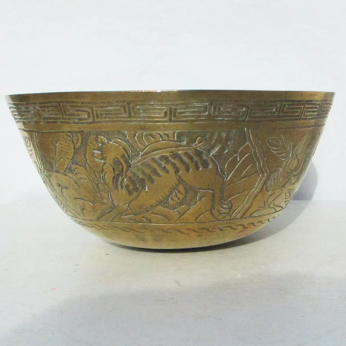 Chinese Bronze Water Gong Bowl Early 20th Century - 2