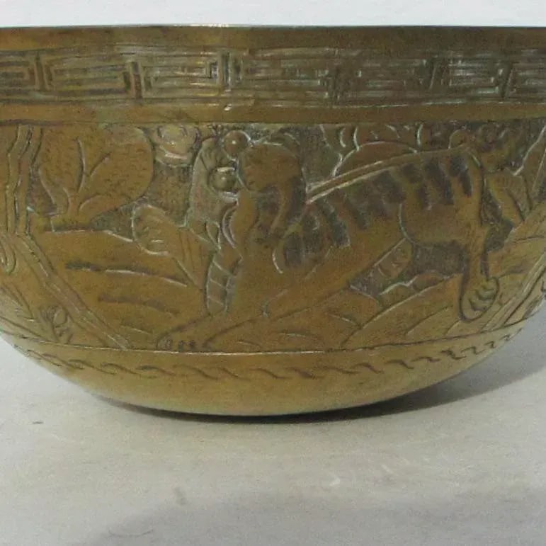 Chinese Bronze Water Gong Bowl Early 20th Century - 3