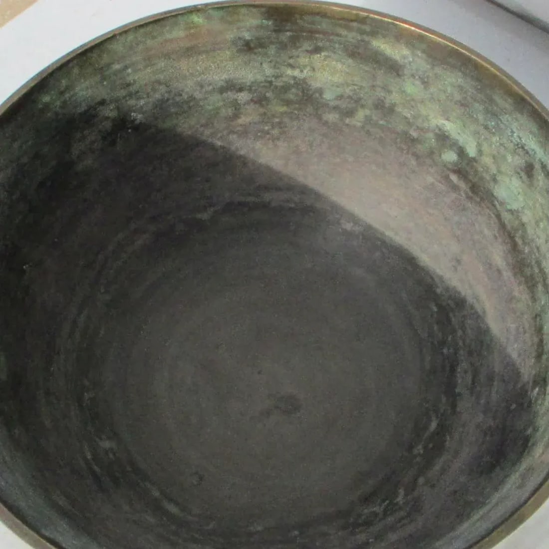 Chinese Bronze Water Gong Bowl Early 20th Century - 5