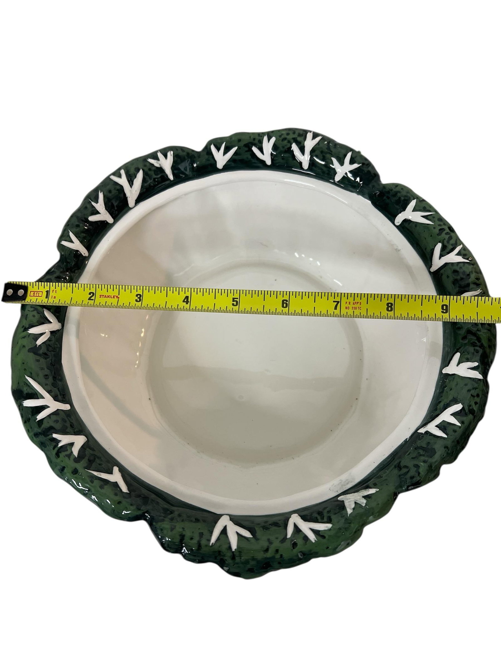 Vintage Hand Painted Cabbage Soup Tureen With Ladle - 3