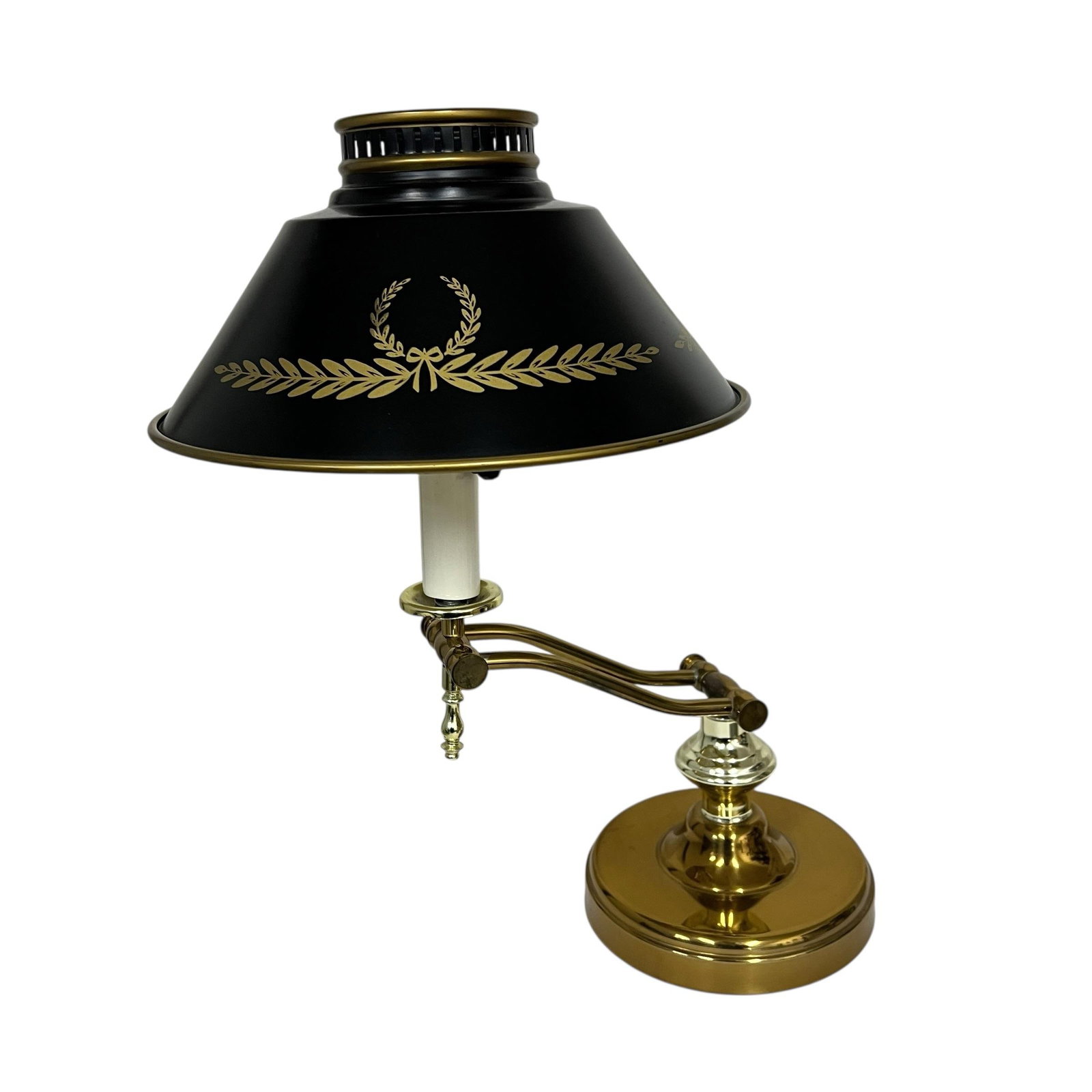 Vintage Tole Shade Student Desk Lamp - 2