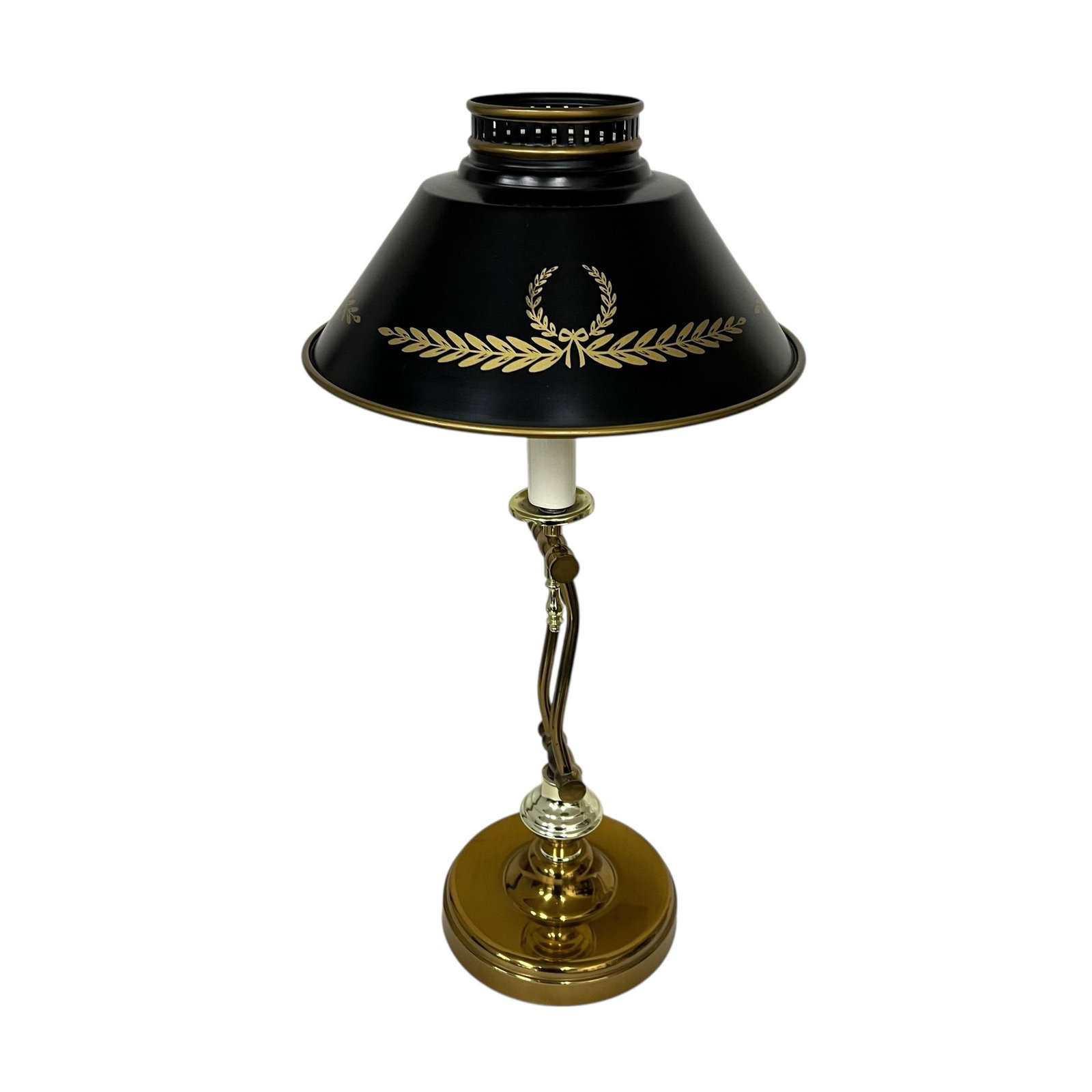 Vintage Tole Shade Student Desk Lamp - 3