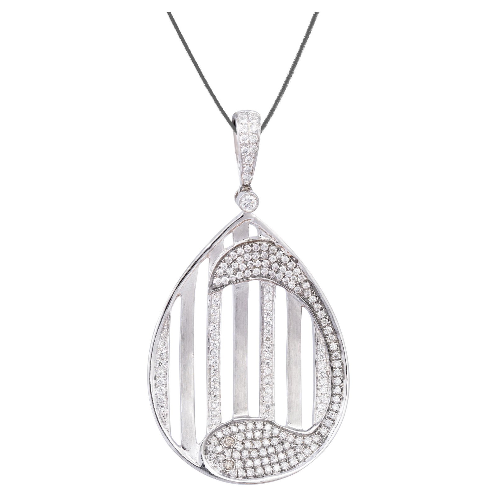 Diamond Pendant in 18k gold - 2