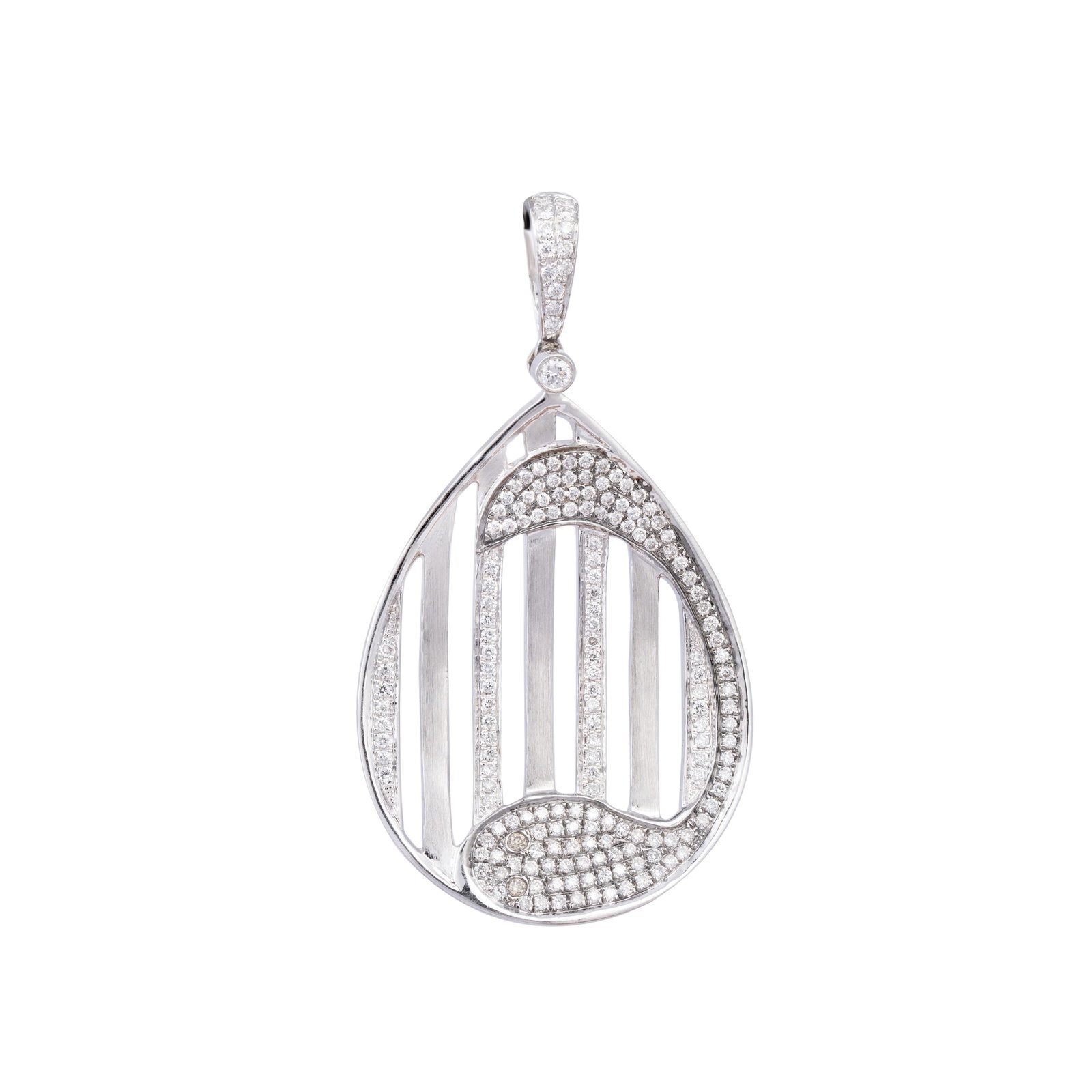 Diamond Pendant in 18k gold - 5
