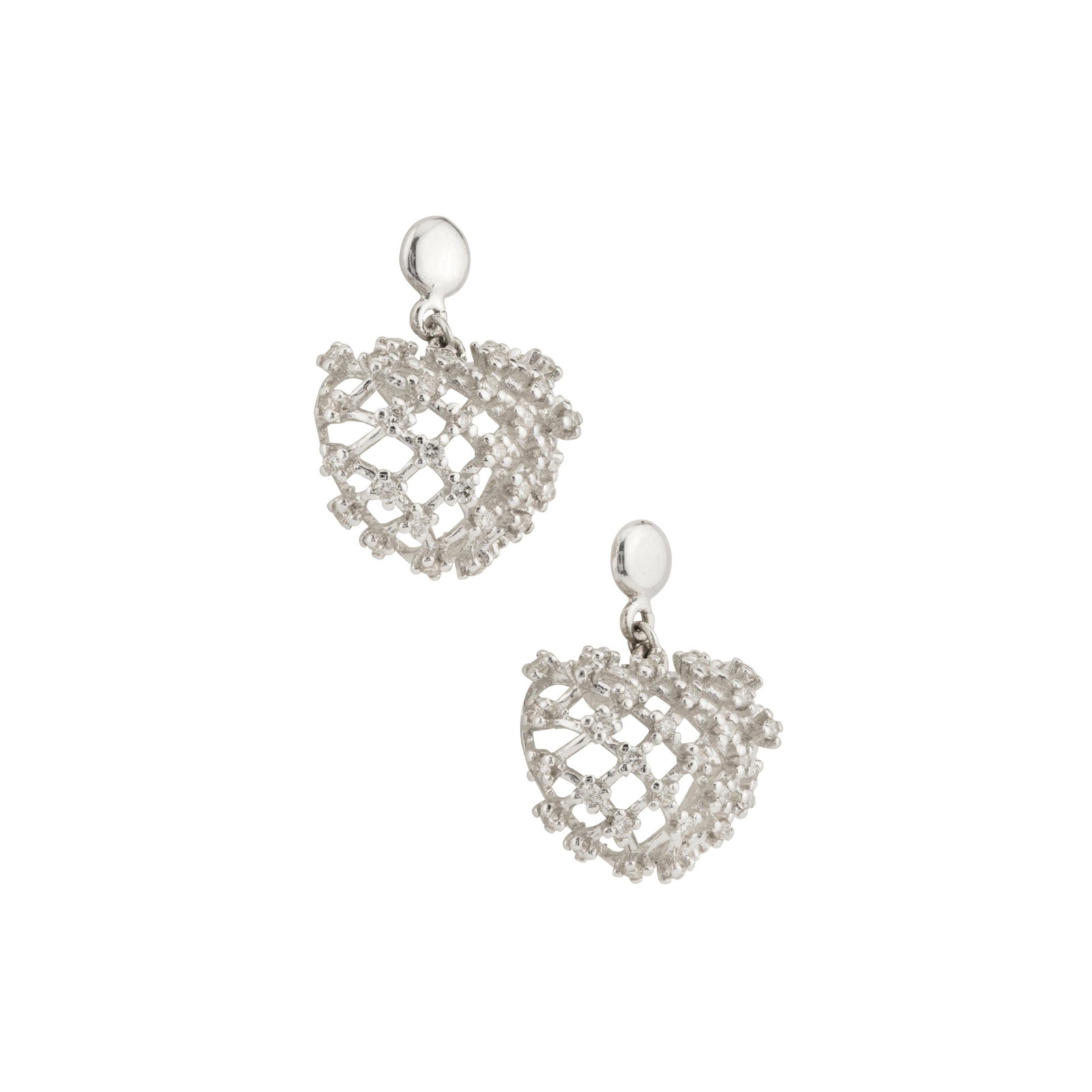 Natural Diamond Earring with 0.70 Carat Diamond in 18k Gold - 3