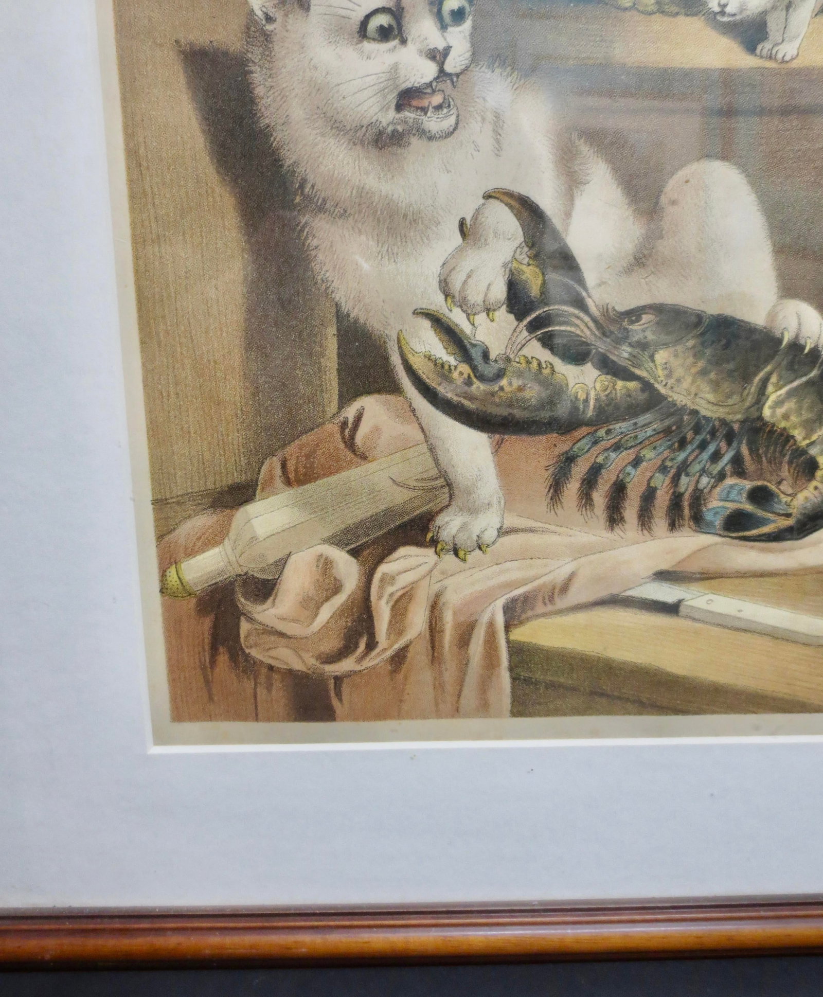 Meg and the Lobster Chromo-Litho Print English 1881 - 6