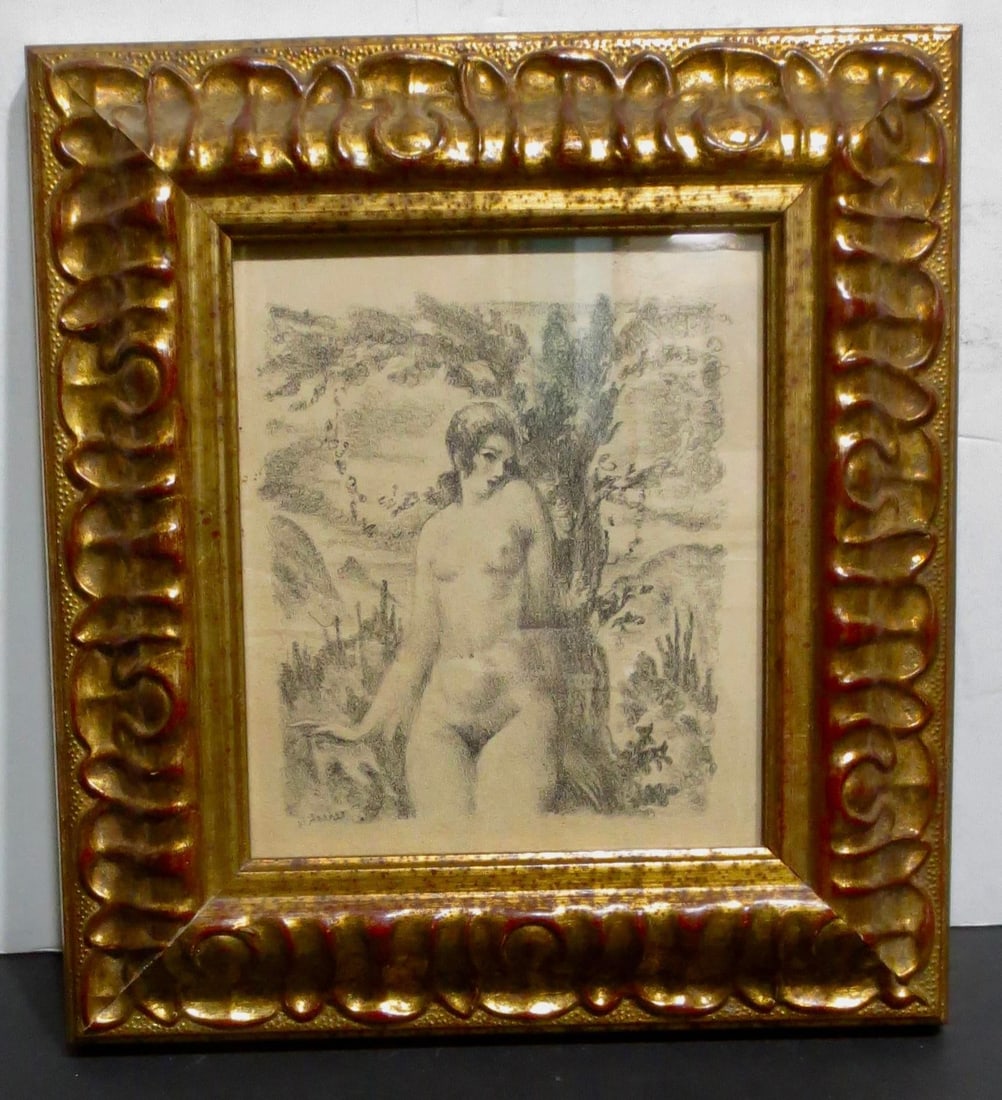 Art Deco Nude by Rudolf Urech Circa 1920s-30s Swiss - 2