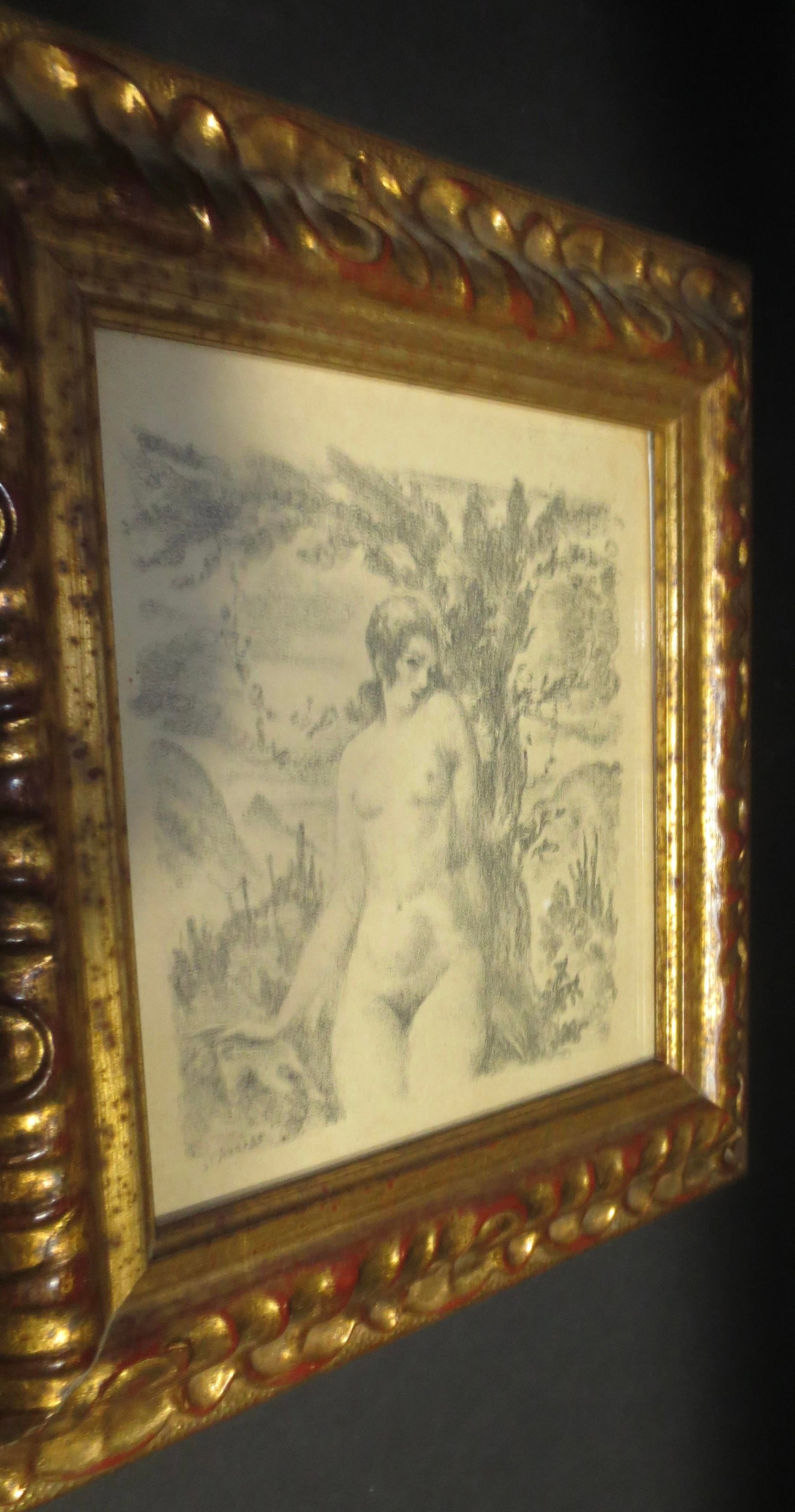 Art Deco Nude by Rudolf Urech Circa 1920s-30s Swiss - 3
