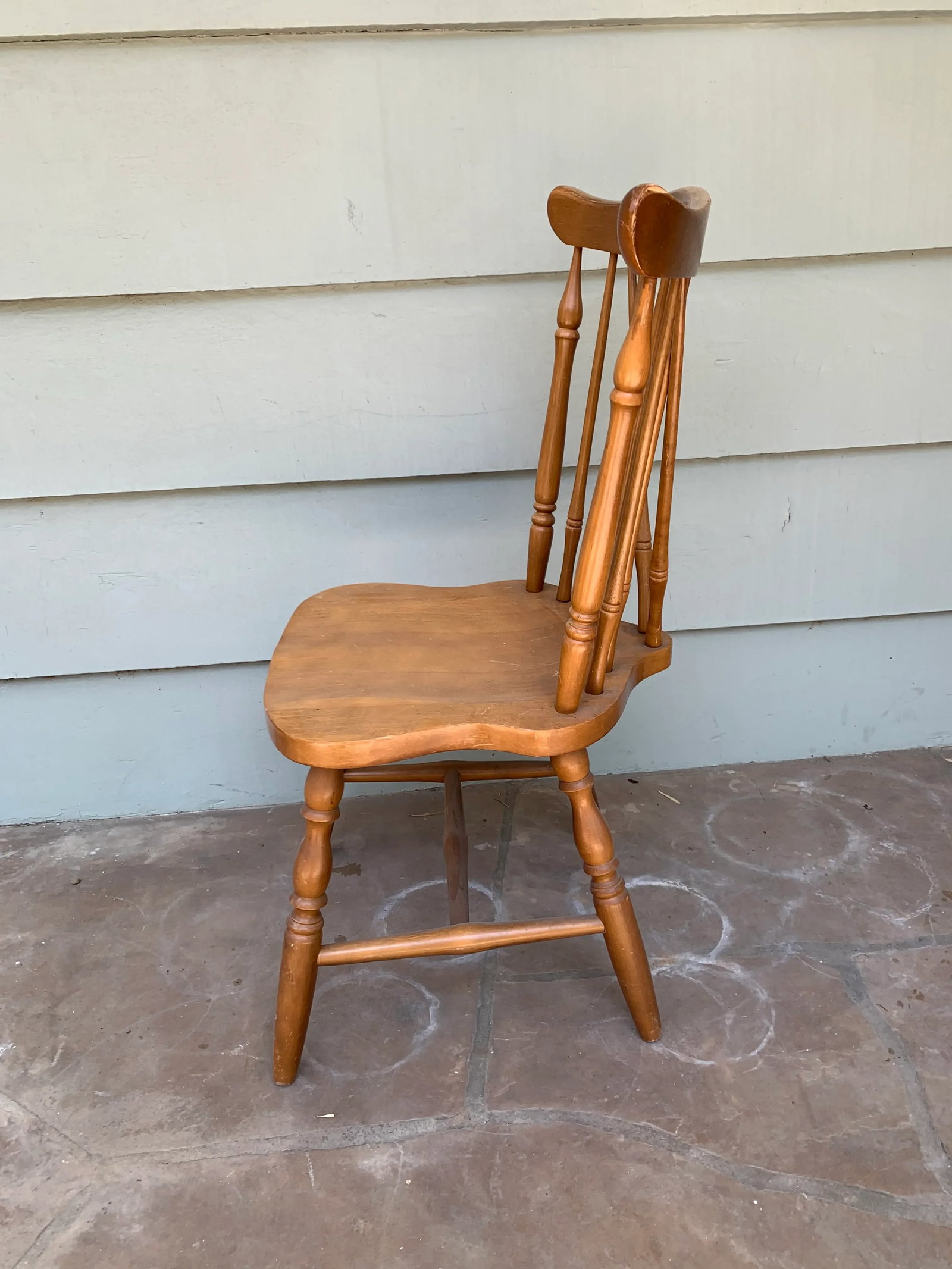 1950s Vintage Wood Side Chair - 2