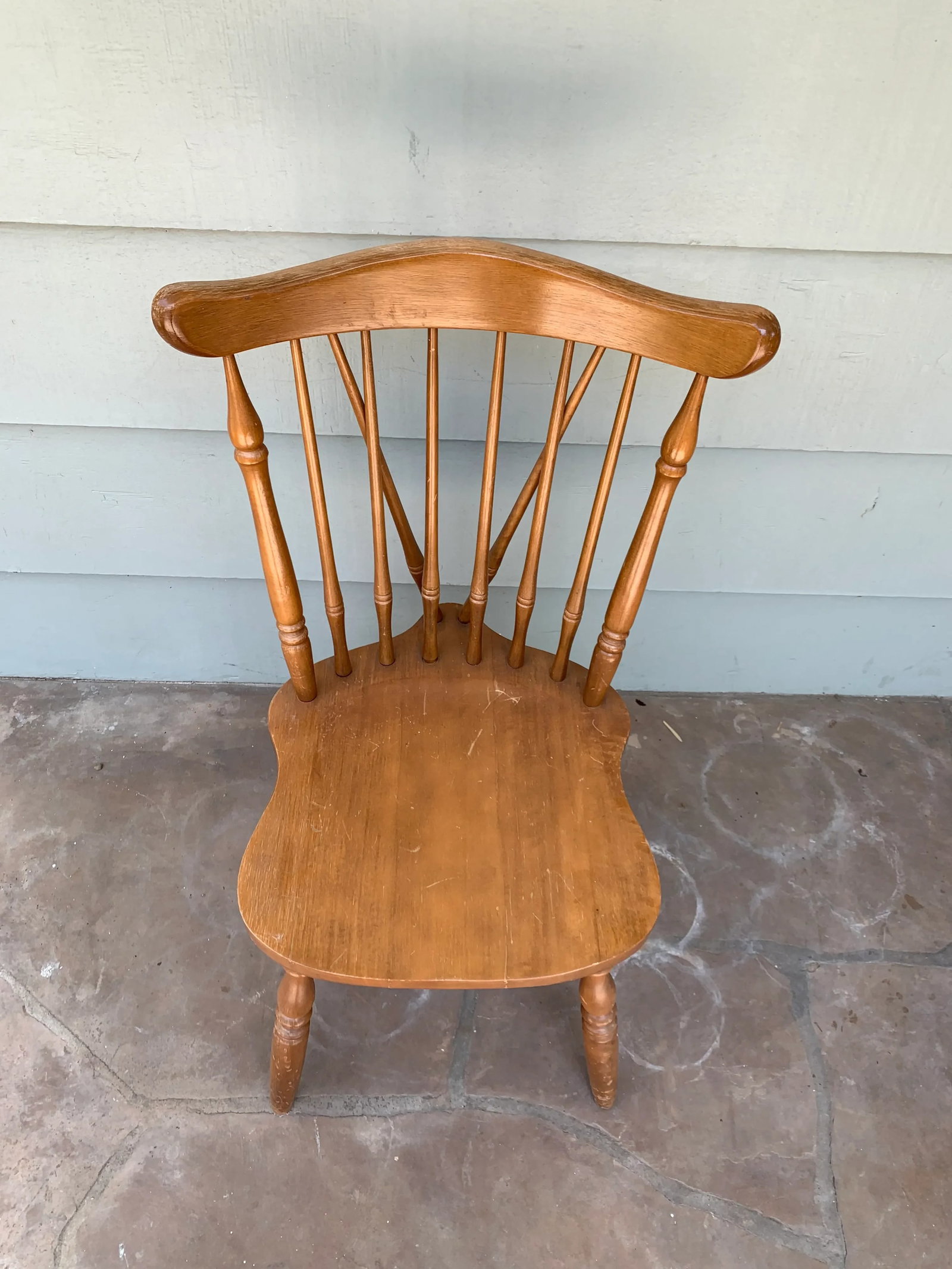 1950s Vintage Wood Side Chair - 5