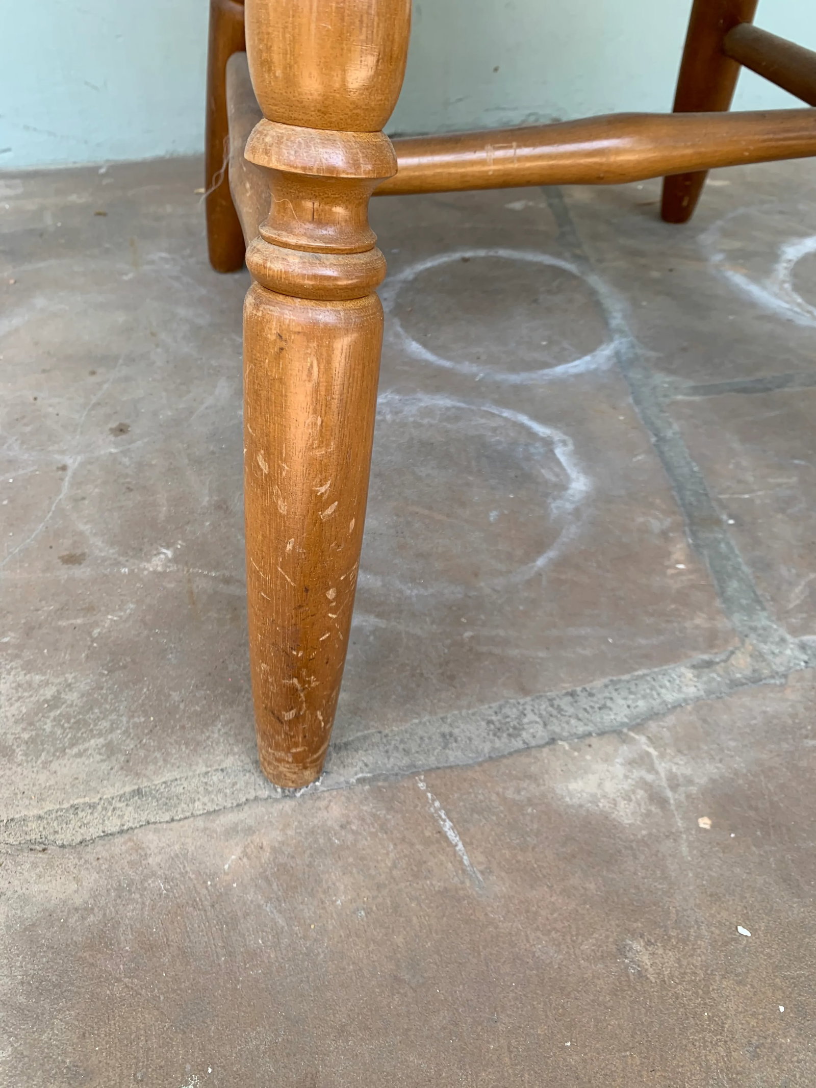 1950s Vintage Wood Side Chair - 7