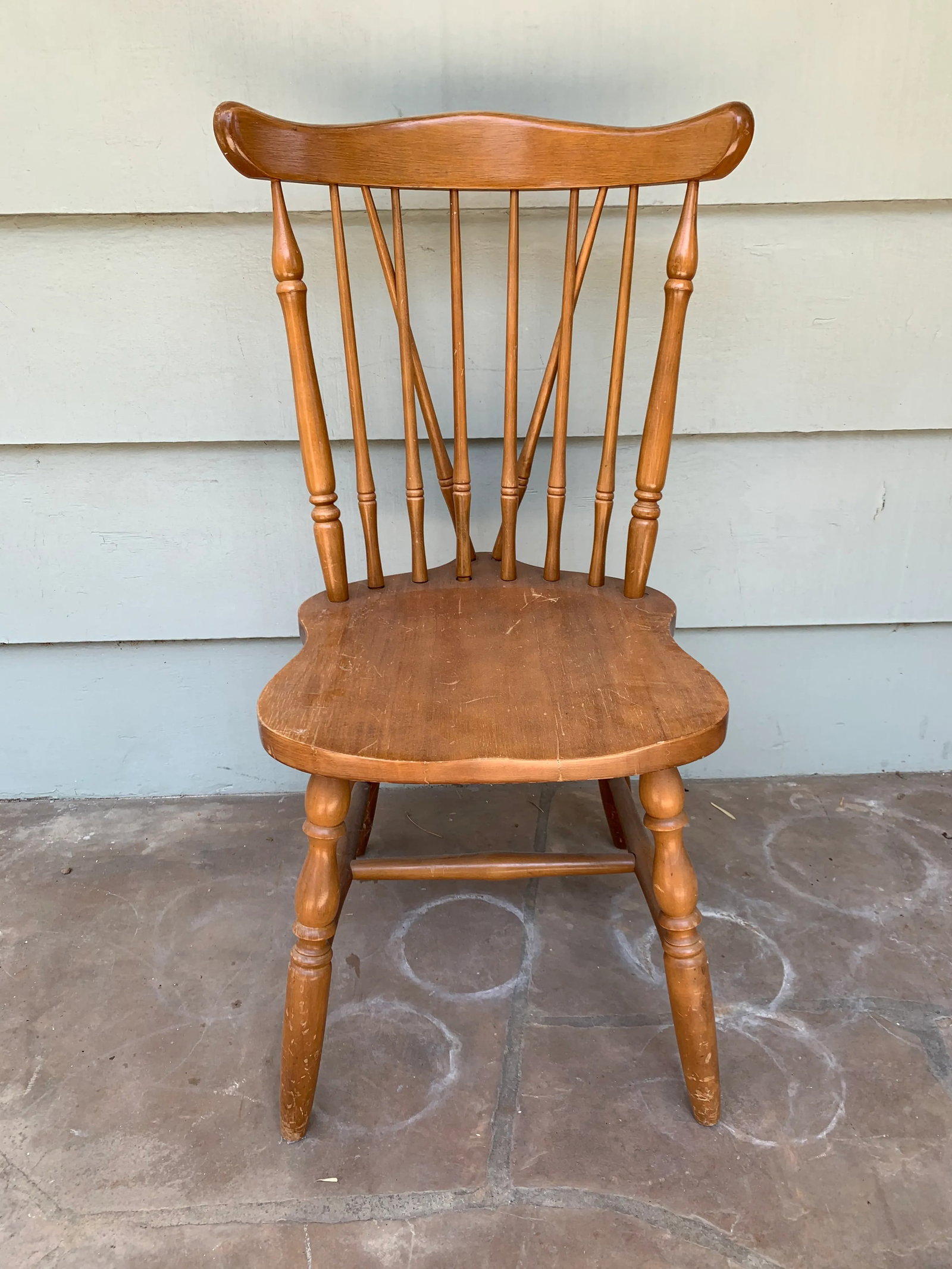 1950s Vintage Wood Side Chair - 8