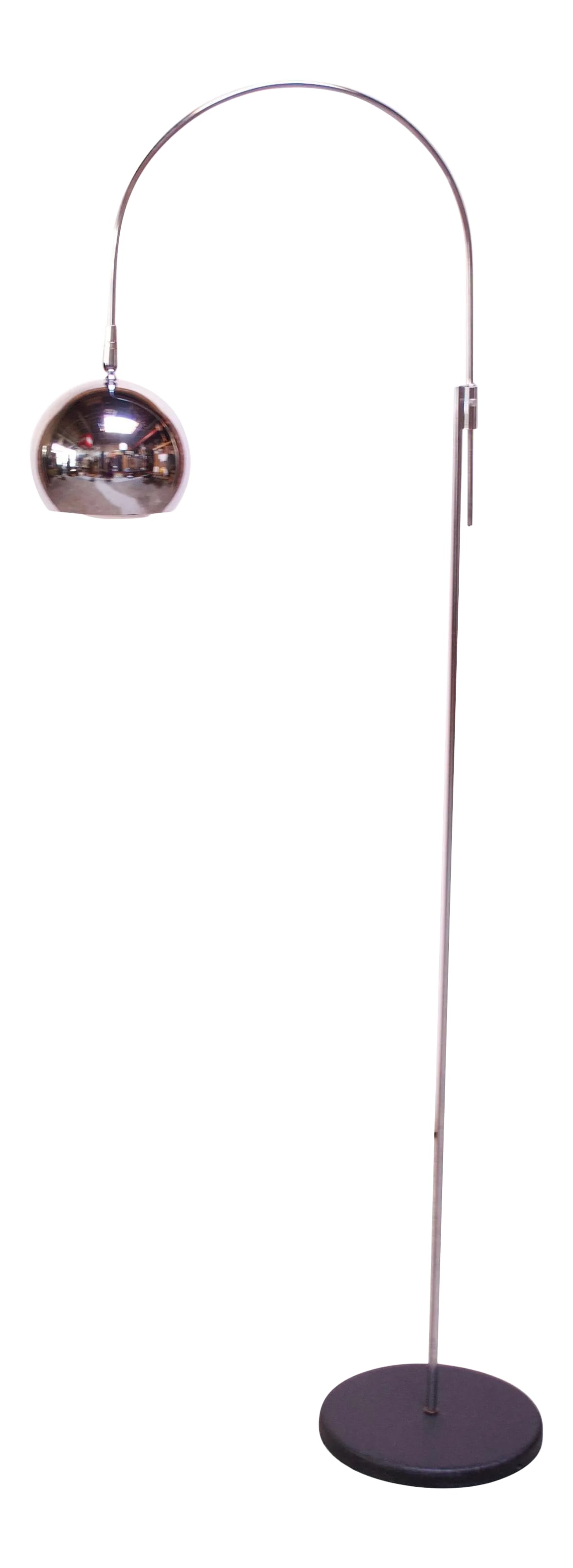 Vintage Robert Sonneman Chrome Adjustable 'Arc' Lamp (1 of 12)