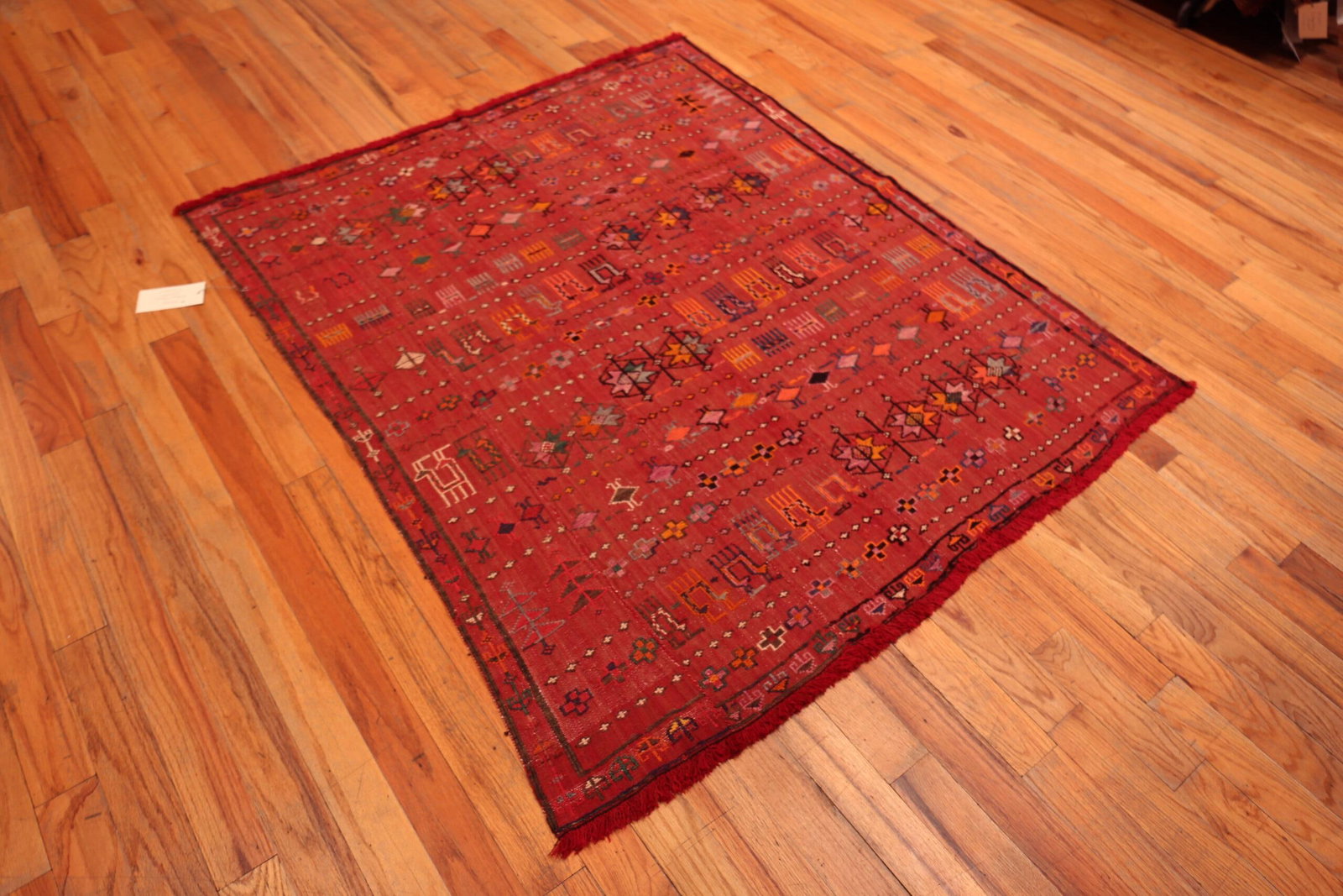 Nazmiyal Collection Vintage Persian Gabbeh Flatweave Rug - 2