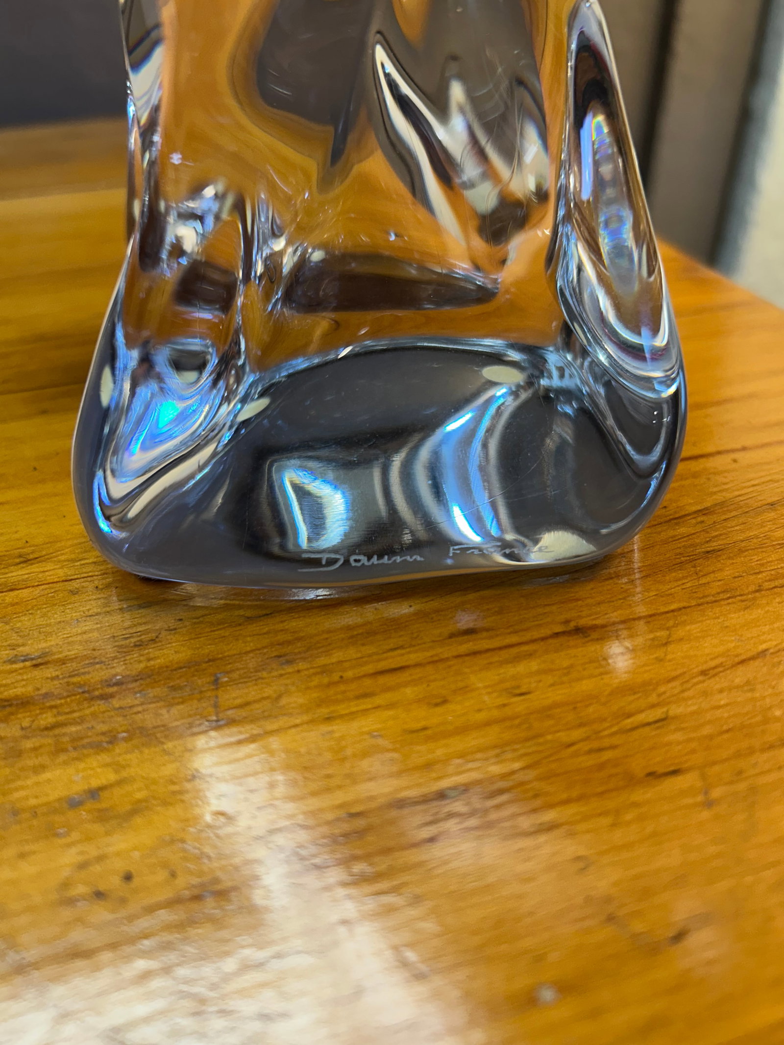 Daum Heavy Glass Sailboat Sculpture - 10