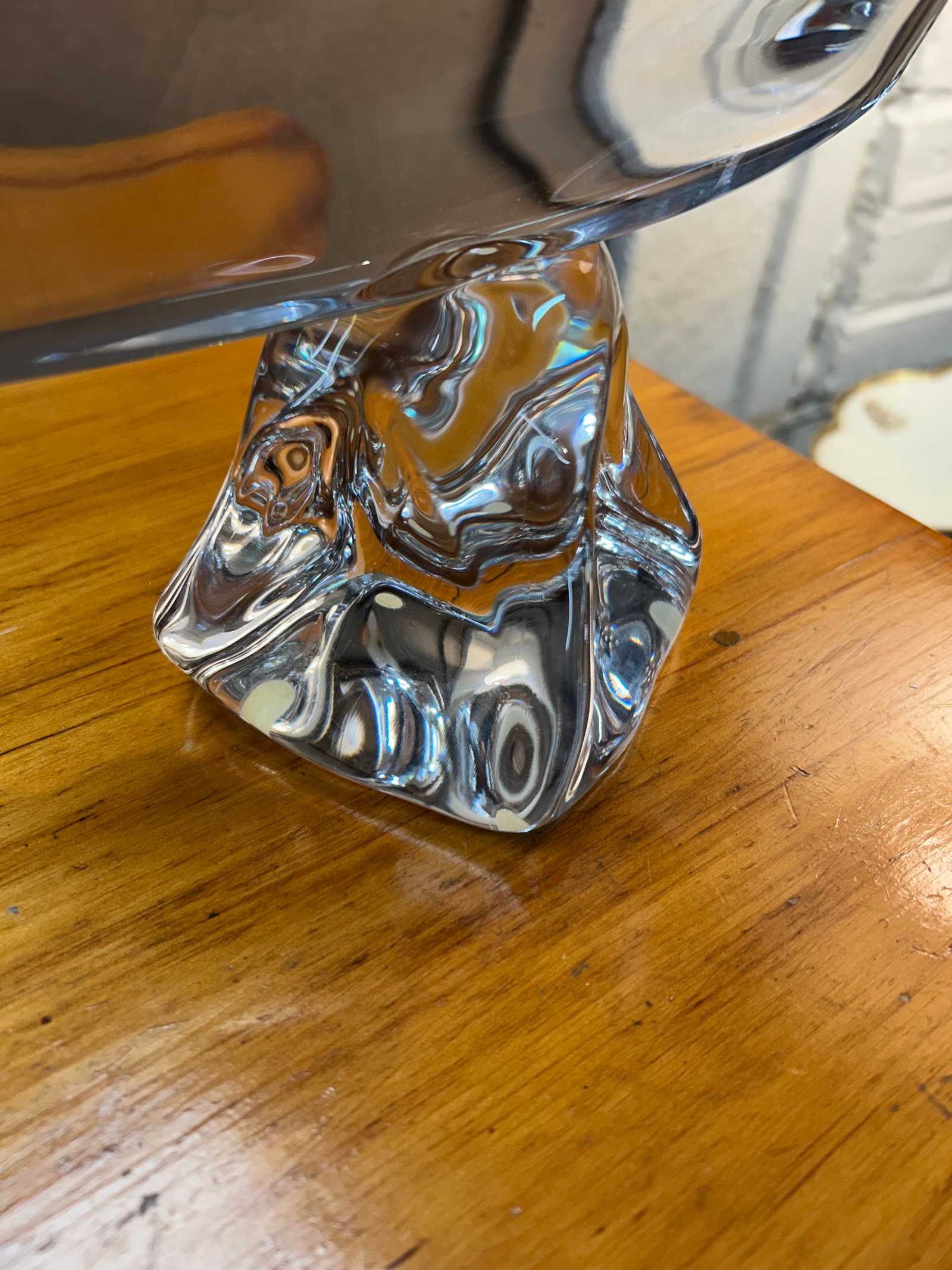 Daum Heavy Glass Sailboat Sculpture - 6
