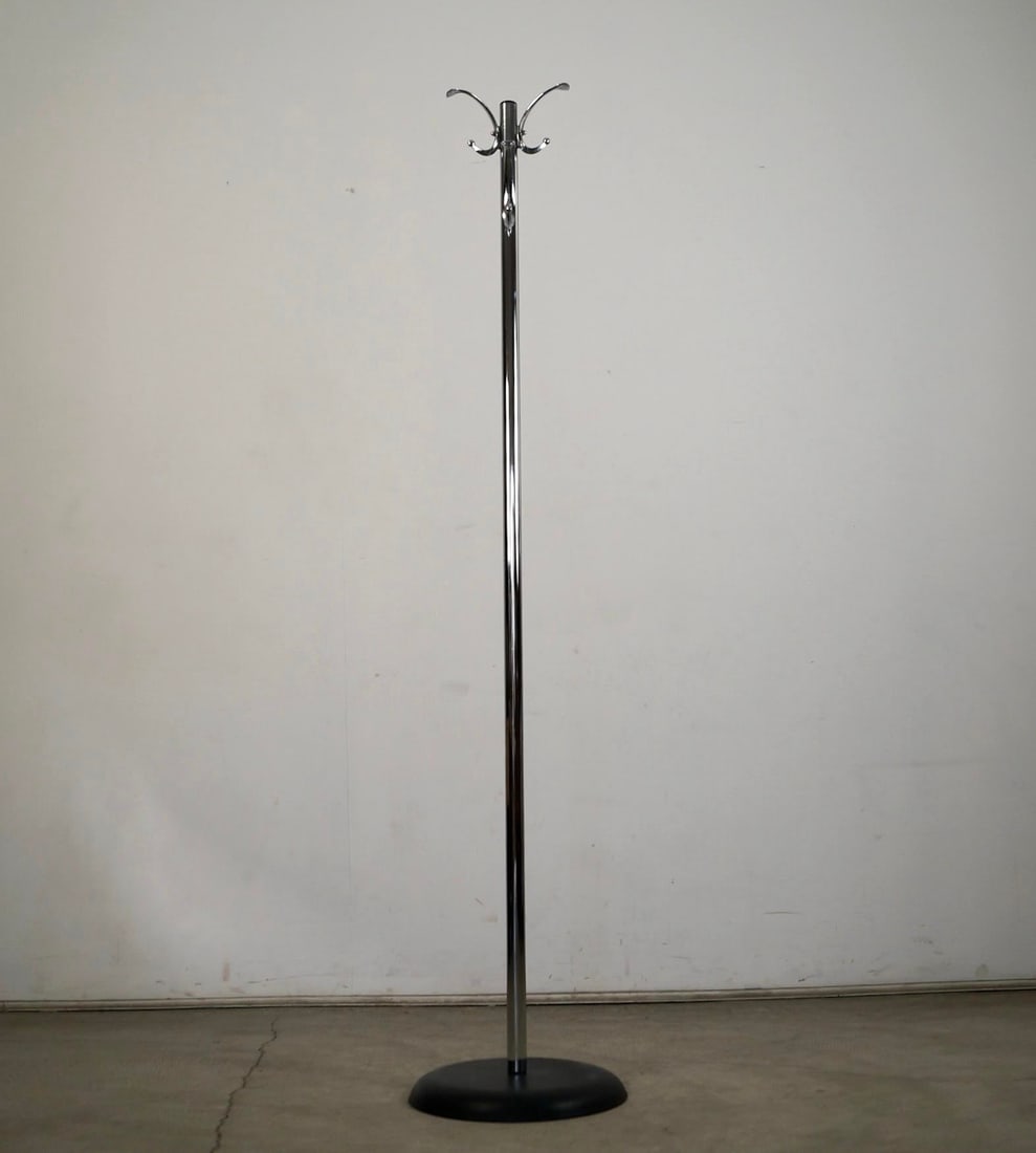 1970's Mid-Century Modern Chrome Coat Rack - 4