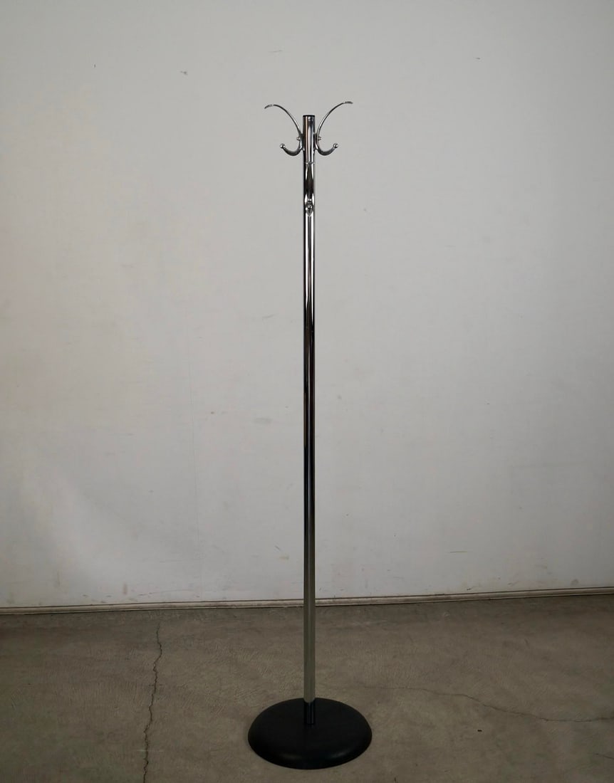 1970's Mid-Century Modern Chrome Coat Rack - 5