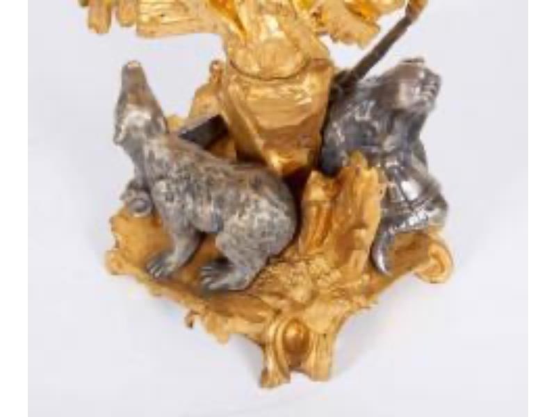 Important Ormolu and Silvered Bronze Figural Wine Cooler, Possibly Russian, 1860 - 5