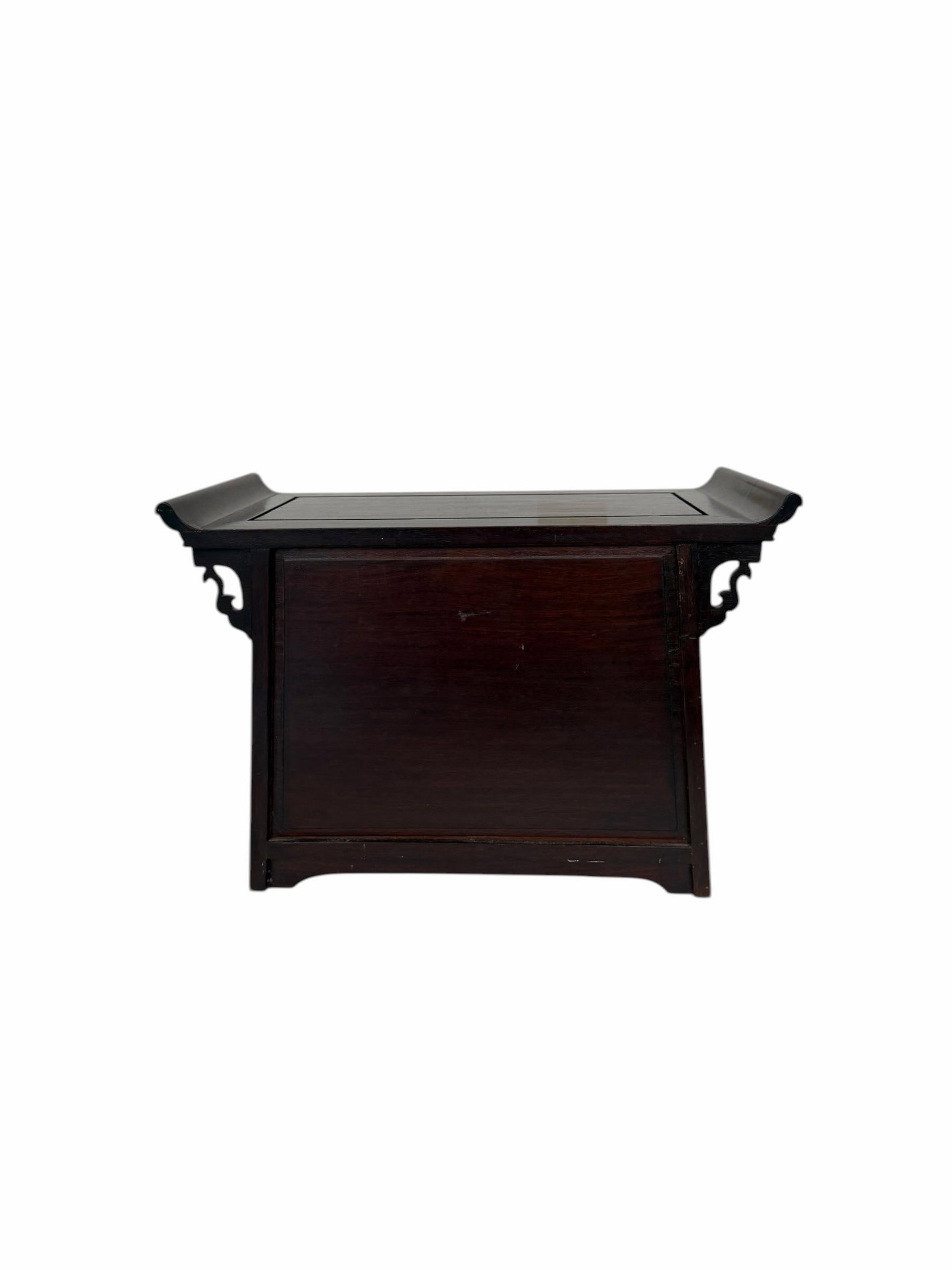 Vintage Chinoiserie Rosewood Jewelry Box - 8