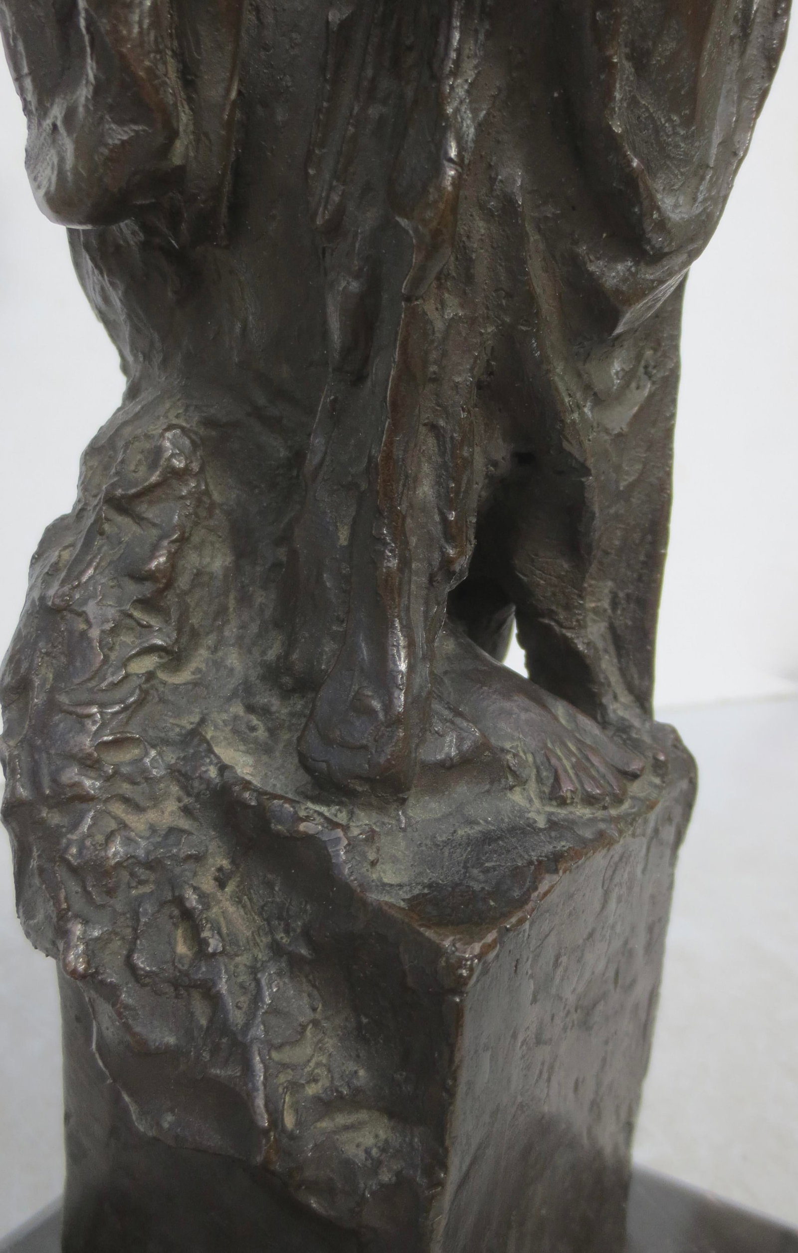 Italian Bronze Allegorical Figure by A. Stagliano Circa 1920 - 13
