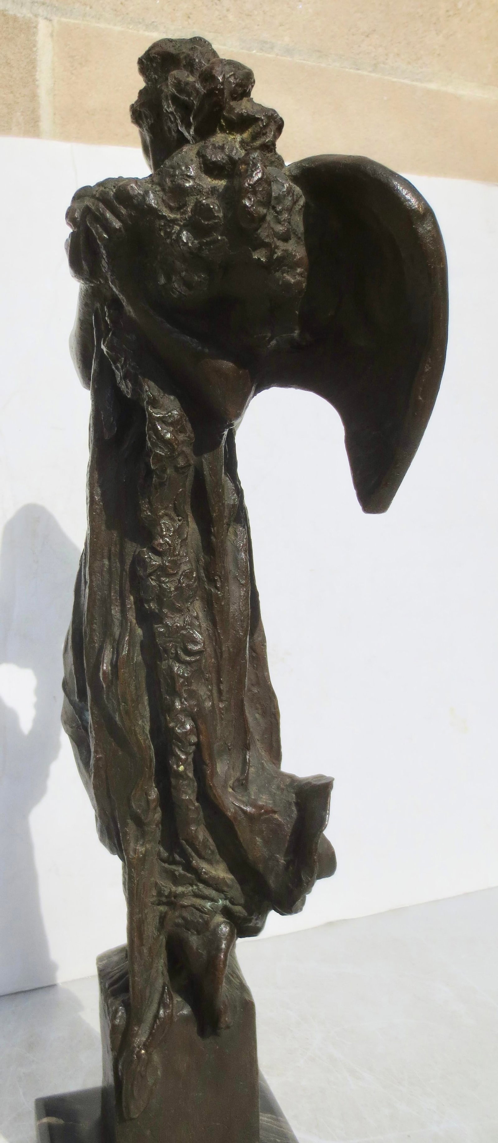 Italian Bronze Allegorical Figure by A. Stagliano Circa 1920 - 2
