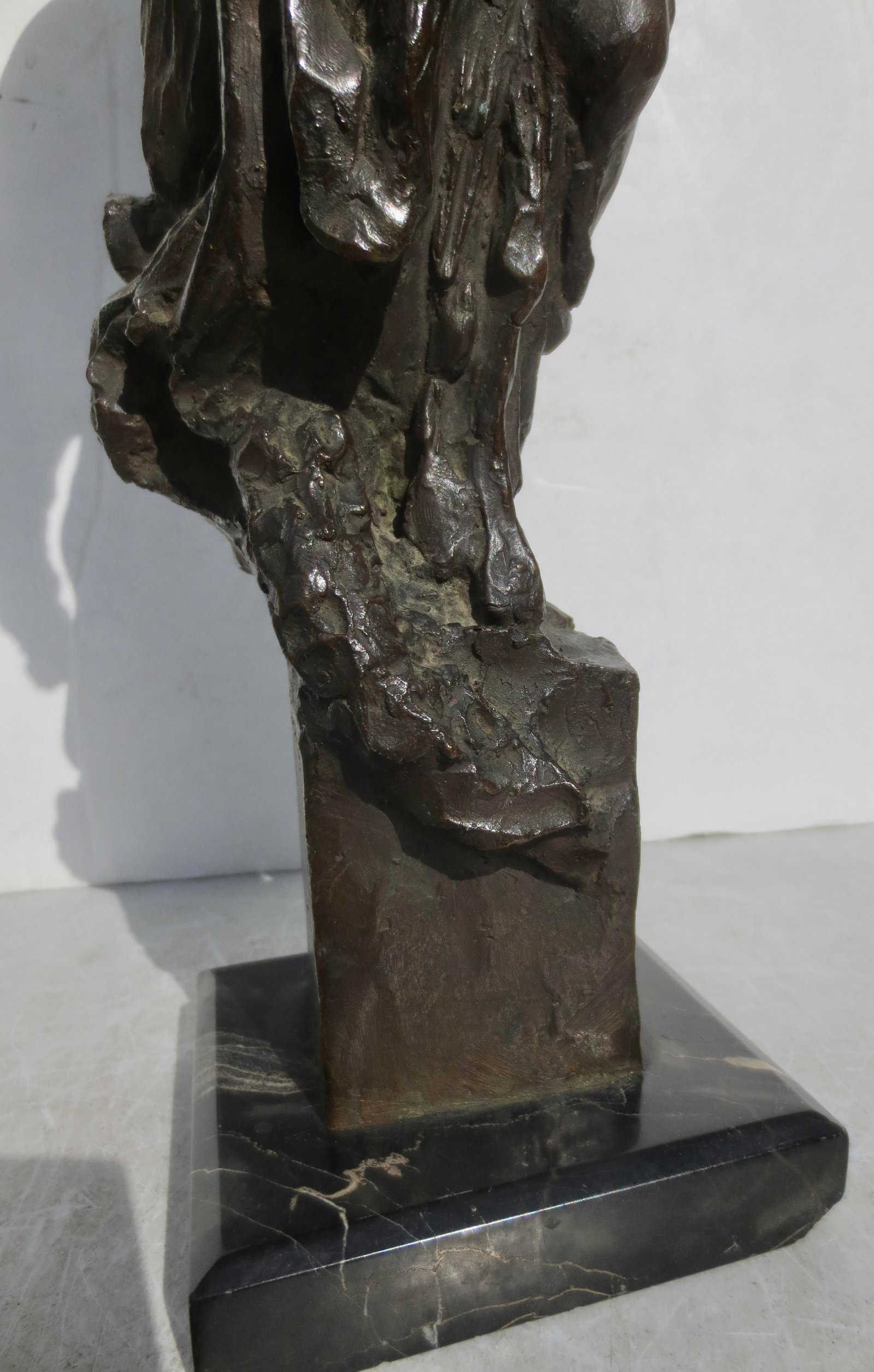 Italian Bronze Allegorical Figure by A. Stagliano Circa 1920 - 4