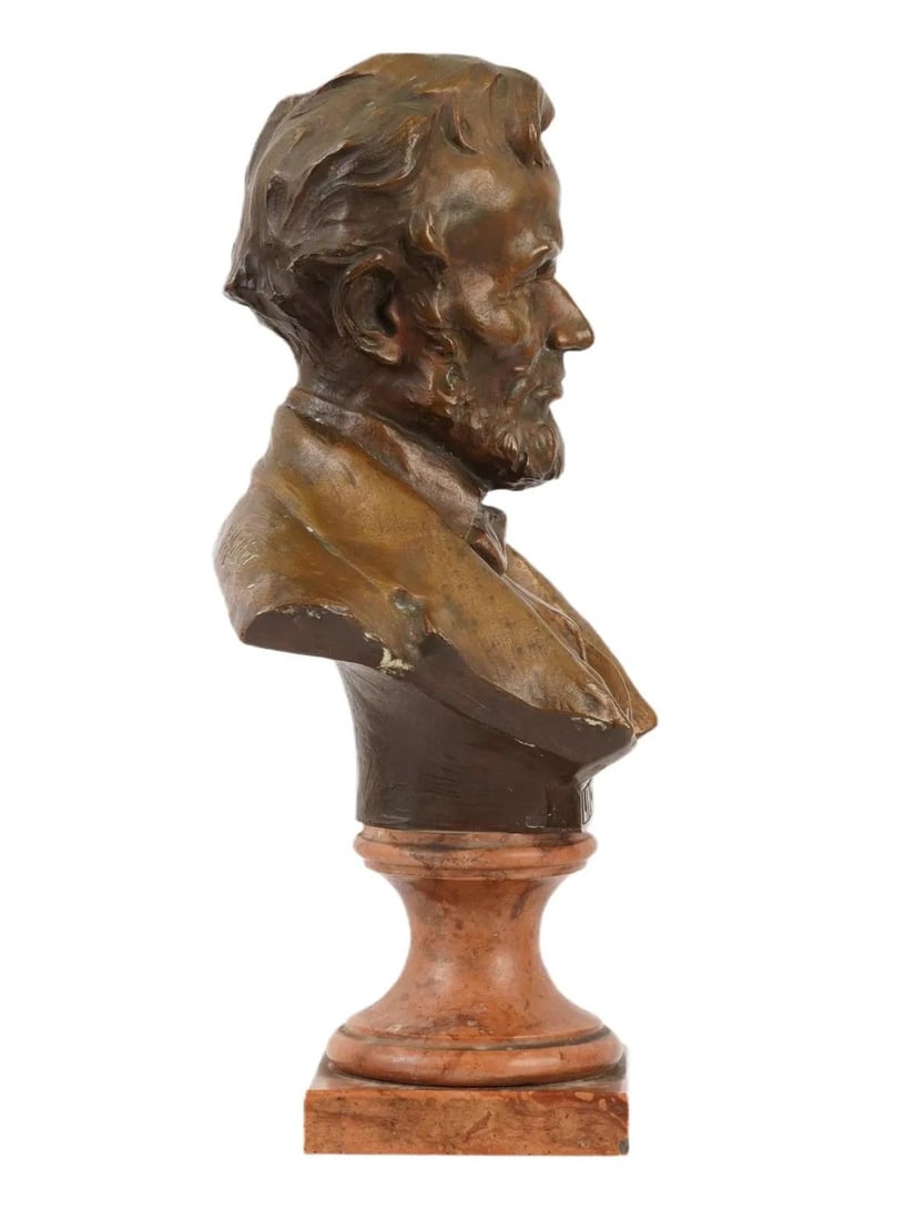 Attr Hans Muller Bronze Sculpture of Abraham Lincoln - 4