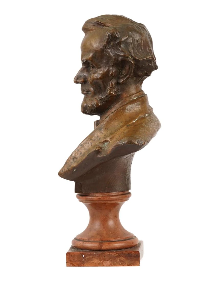 Attr Hans Muller Bronze Sculpture of Abraham Lincoln - 5