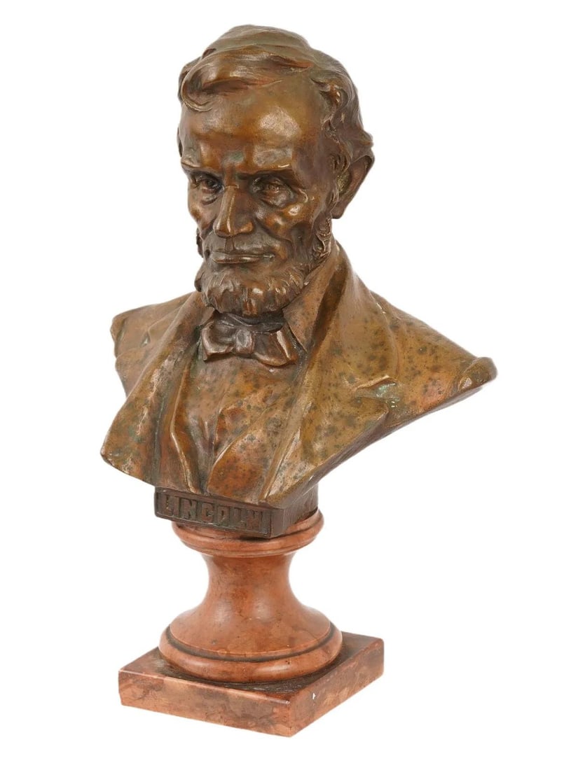 Attr Hans Muller Bronze Sculpture of Abraham Lincoln - 6