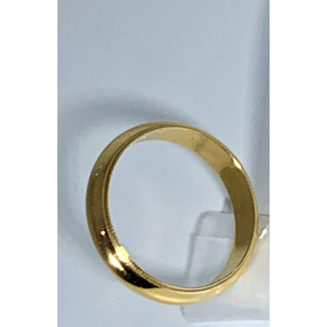 14 Karat Gold Wedding Band, Domed With Step-Down Edge 6 Grams - 2