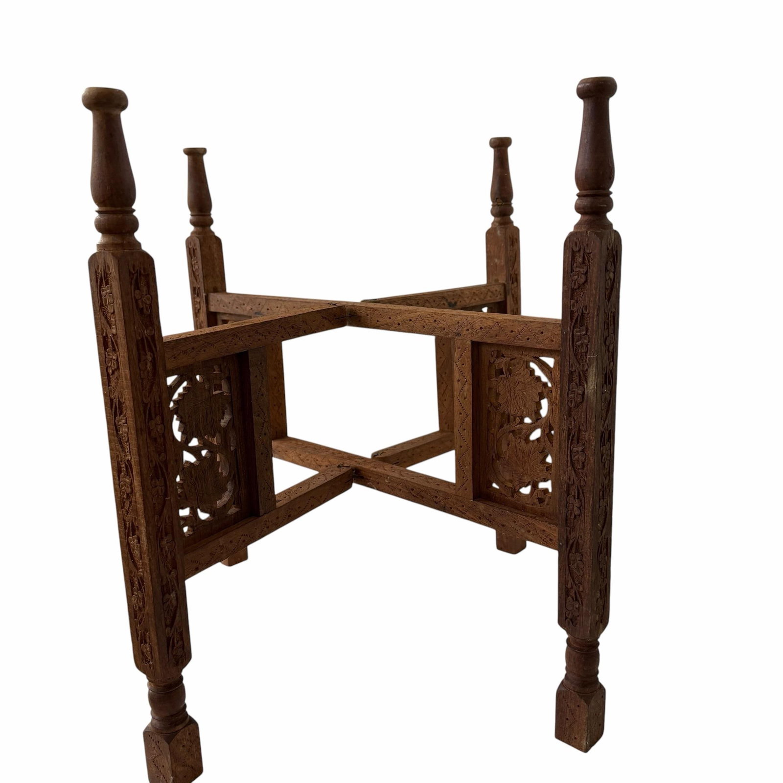 Vintage Anglo Indian Tray Table Stand - 2