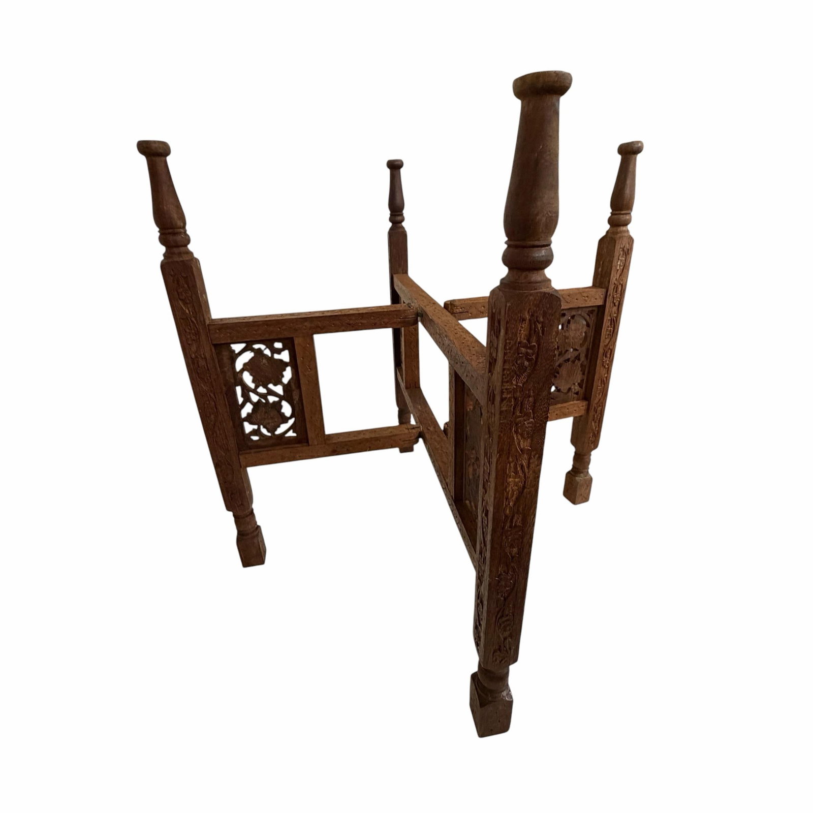 Vintage Anglo Indian Tray Table Stand - 4