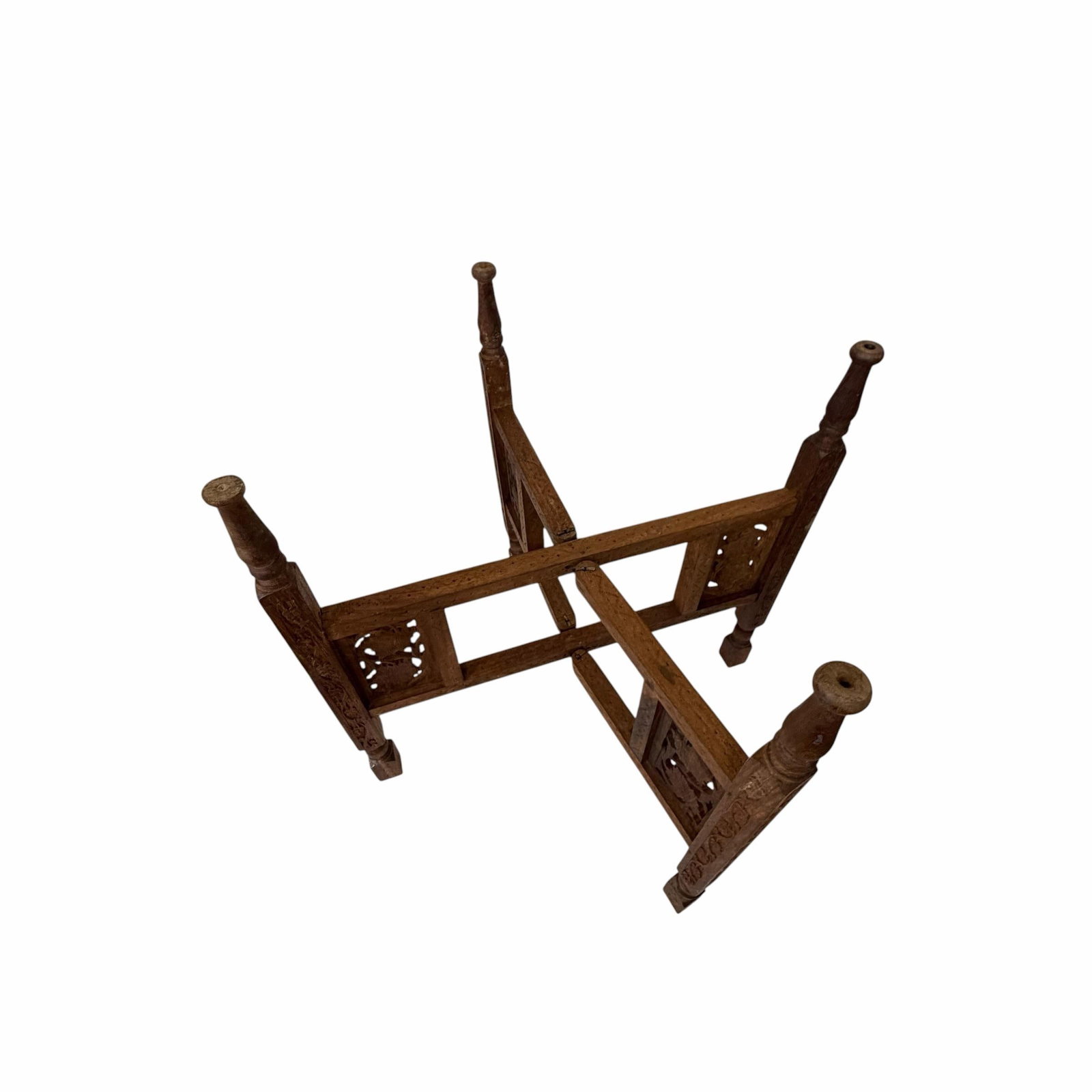Vintage Anglo Indian Tray Table Stand - 5