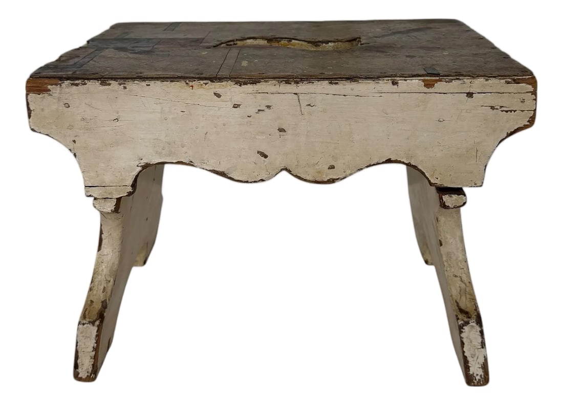 Antique Handmade One Step Bed Step or Step Stool (1 of 10)