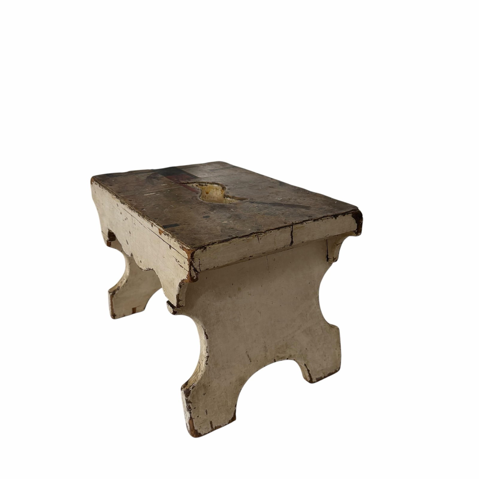 Antique Handmade One Step Bed Step or Step Stool - 3