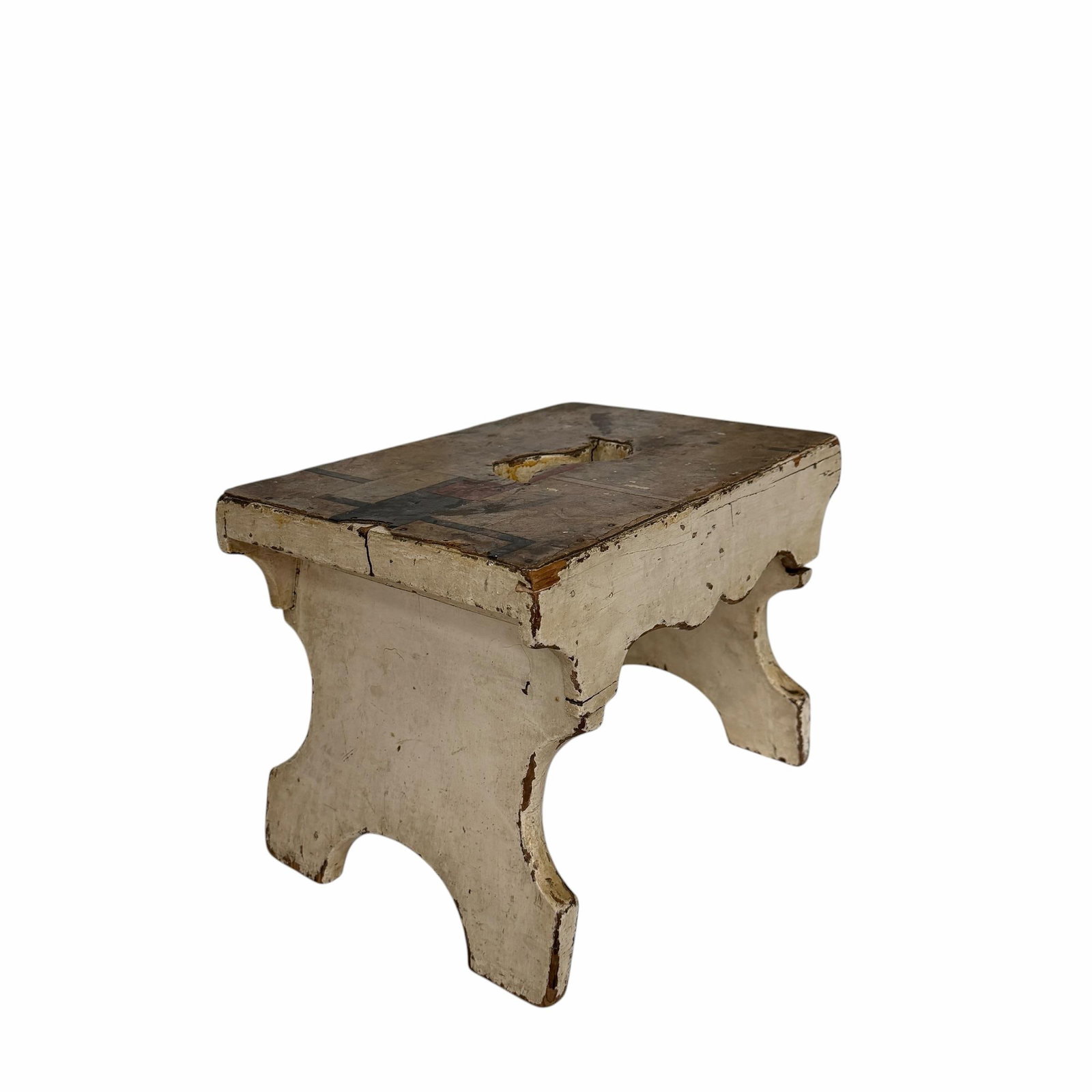 Antique Handmade One Step Bed Step or Step Stool - 4