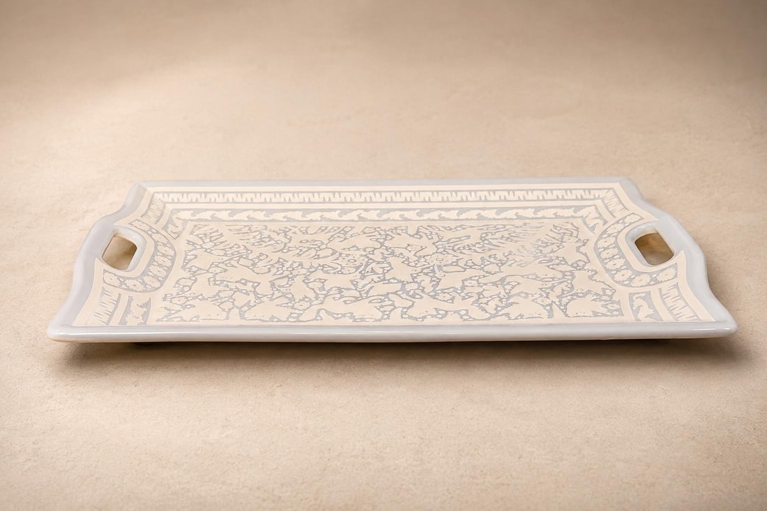 Large "Hummingbird" Decorative Tray, Lacquered Wood, Ensamble Artesano, 2024 - 3